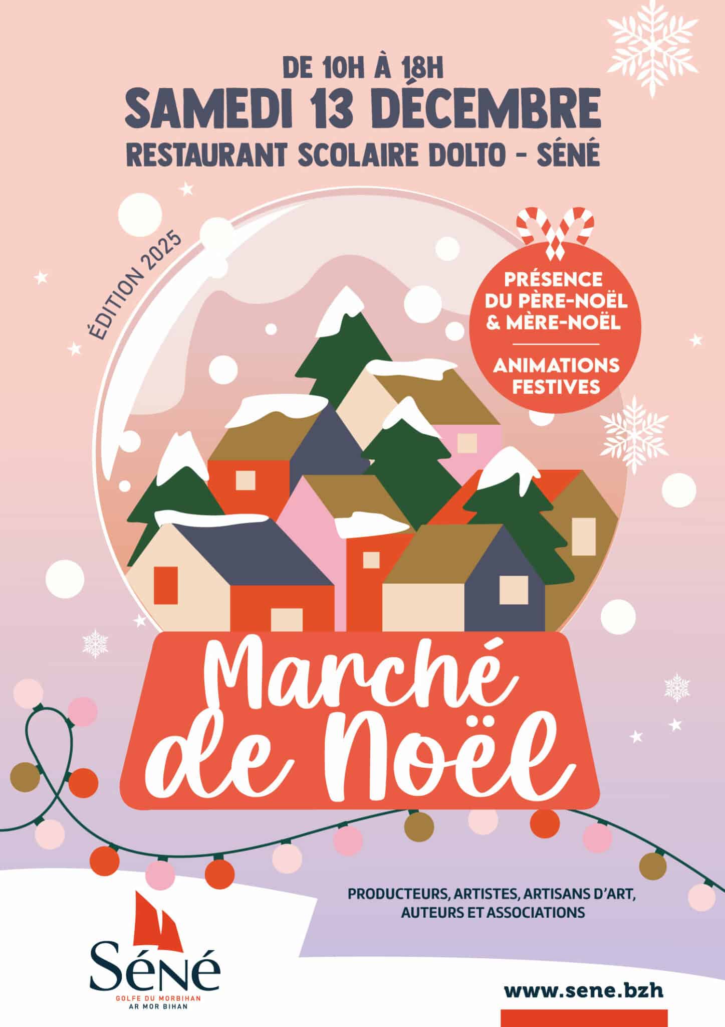 🎄 Demain, je serai présent au Marché de Noël de Séné !