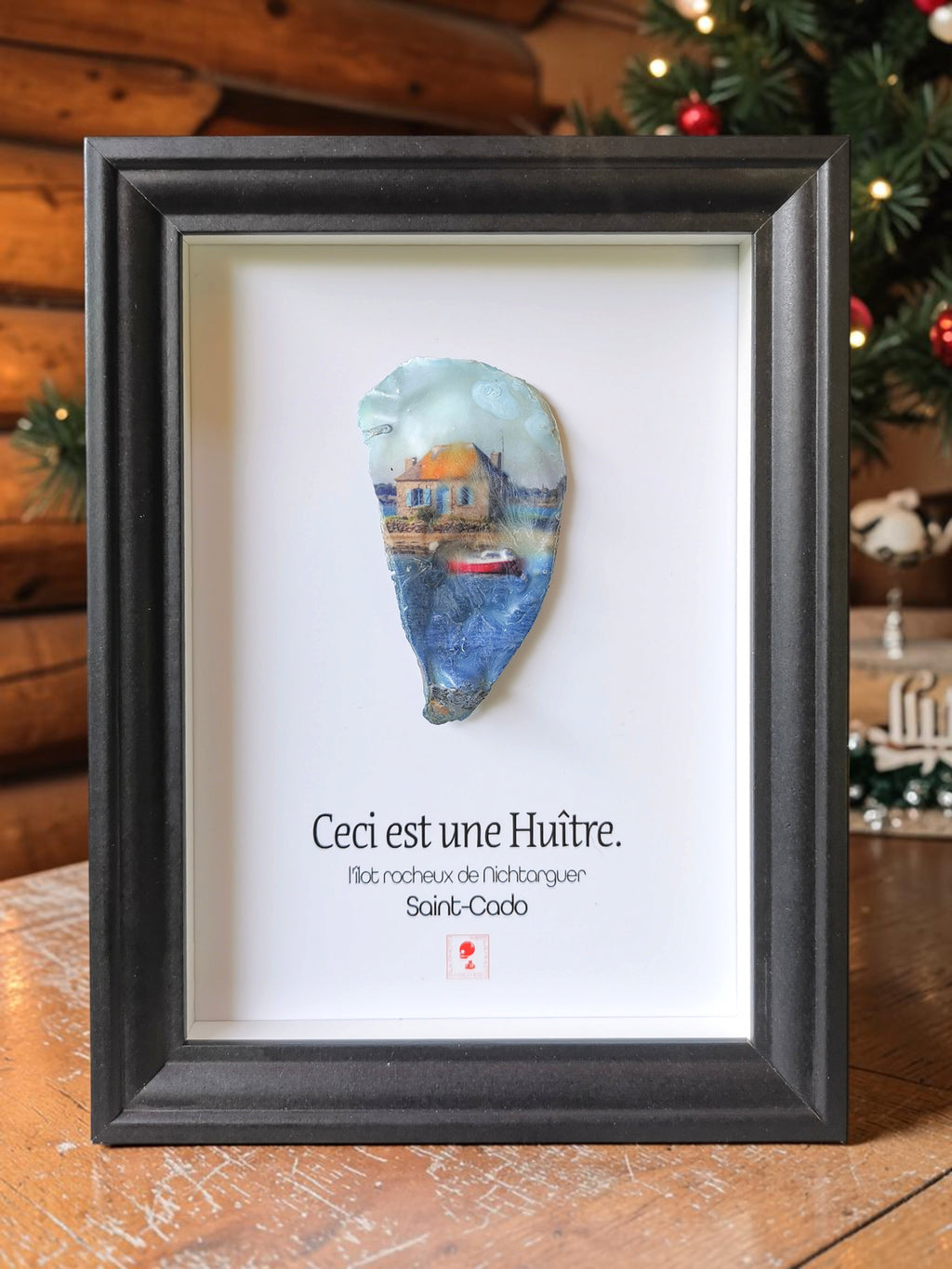 Huître Photographique – St-Cado – Cadre Art Box 13x18 cm