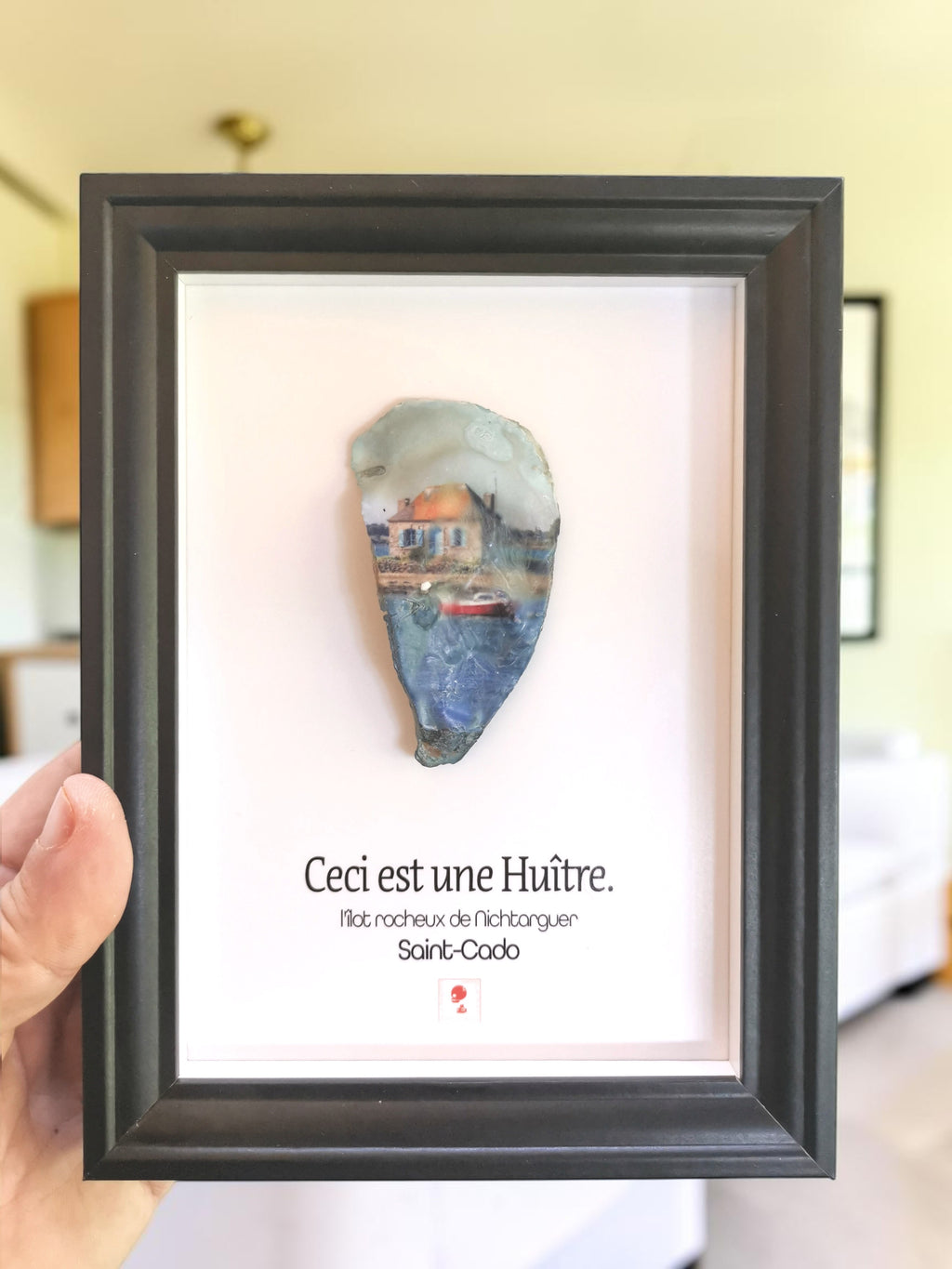 Huître Photographique – St-Cado – Cadre Art Box 13x18 cm