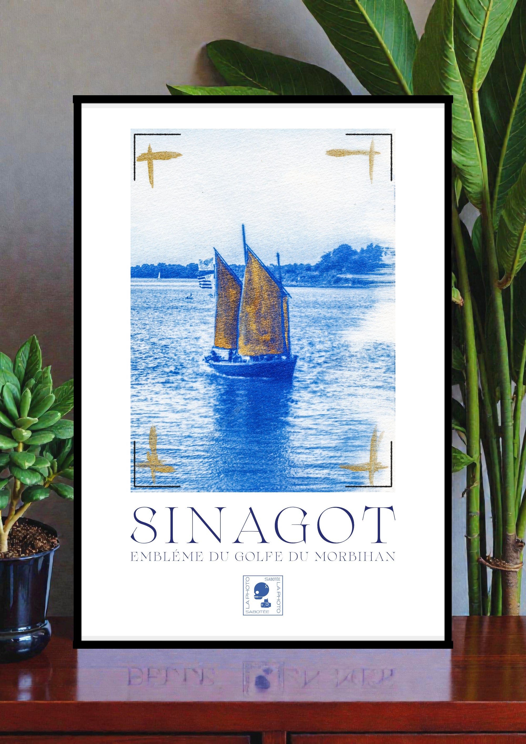 Affiche Cyanotypée (sans cadre) – Sinagot