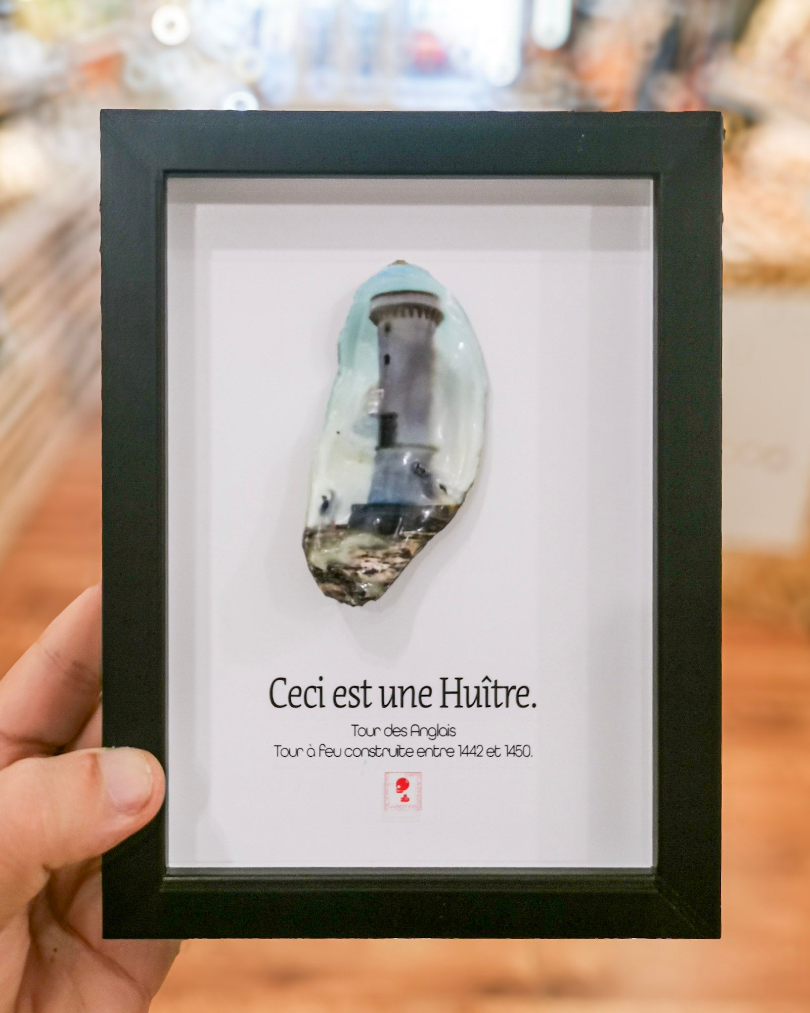 Huître Photographique – Tour des Anglais  – Cadre Classique 13x18 cm