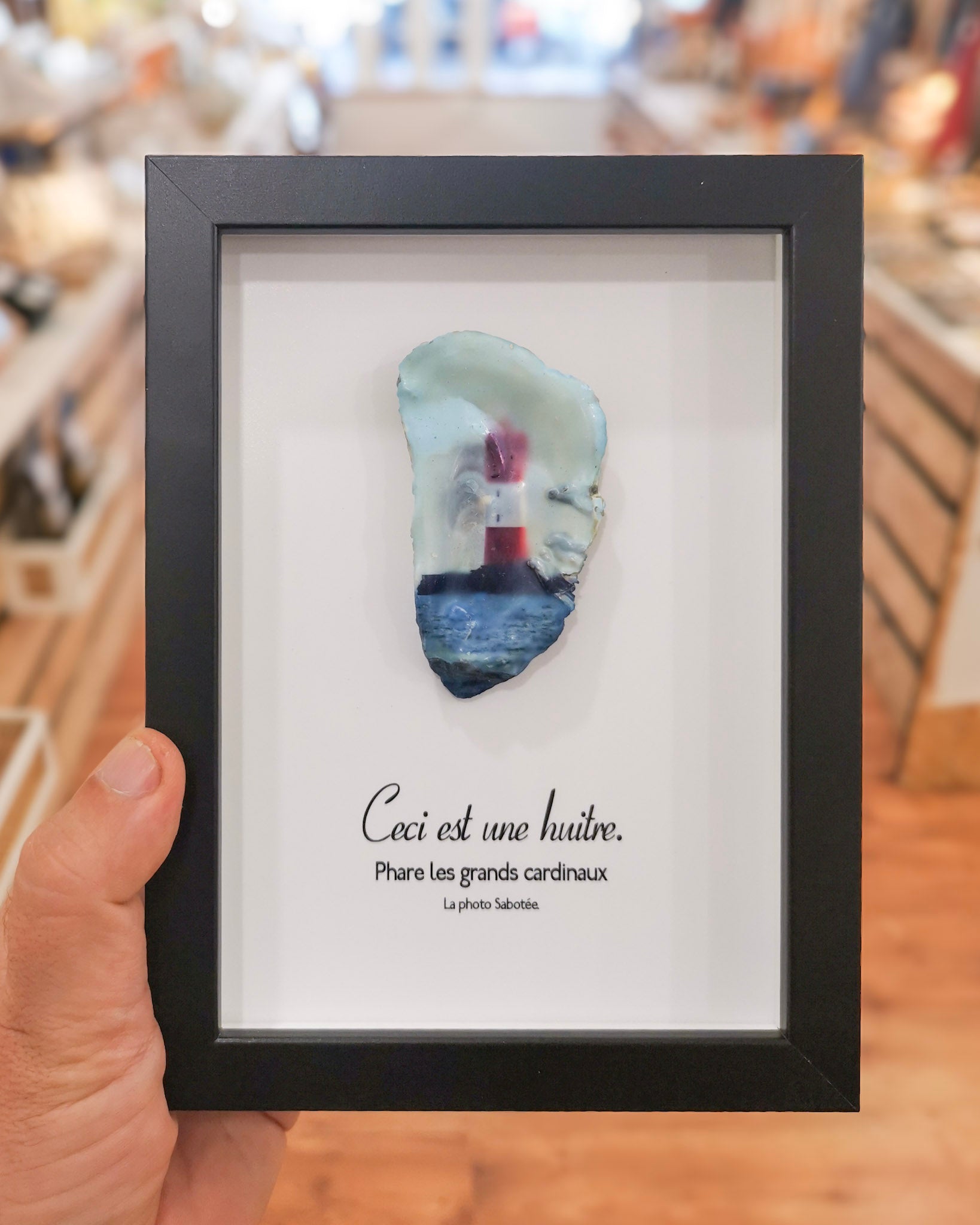 Huître Photographique – Les Grands Cardinaux  – Cadre Classique 13x18 cm