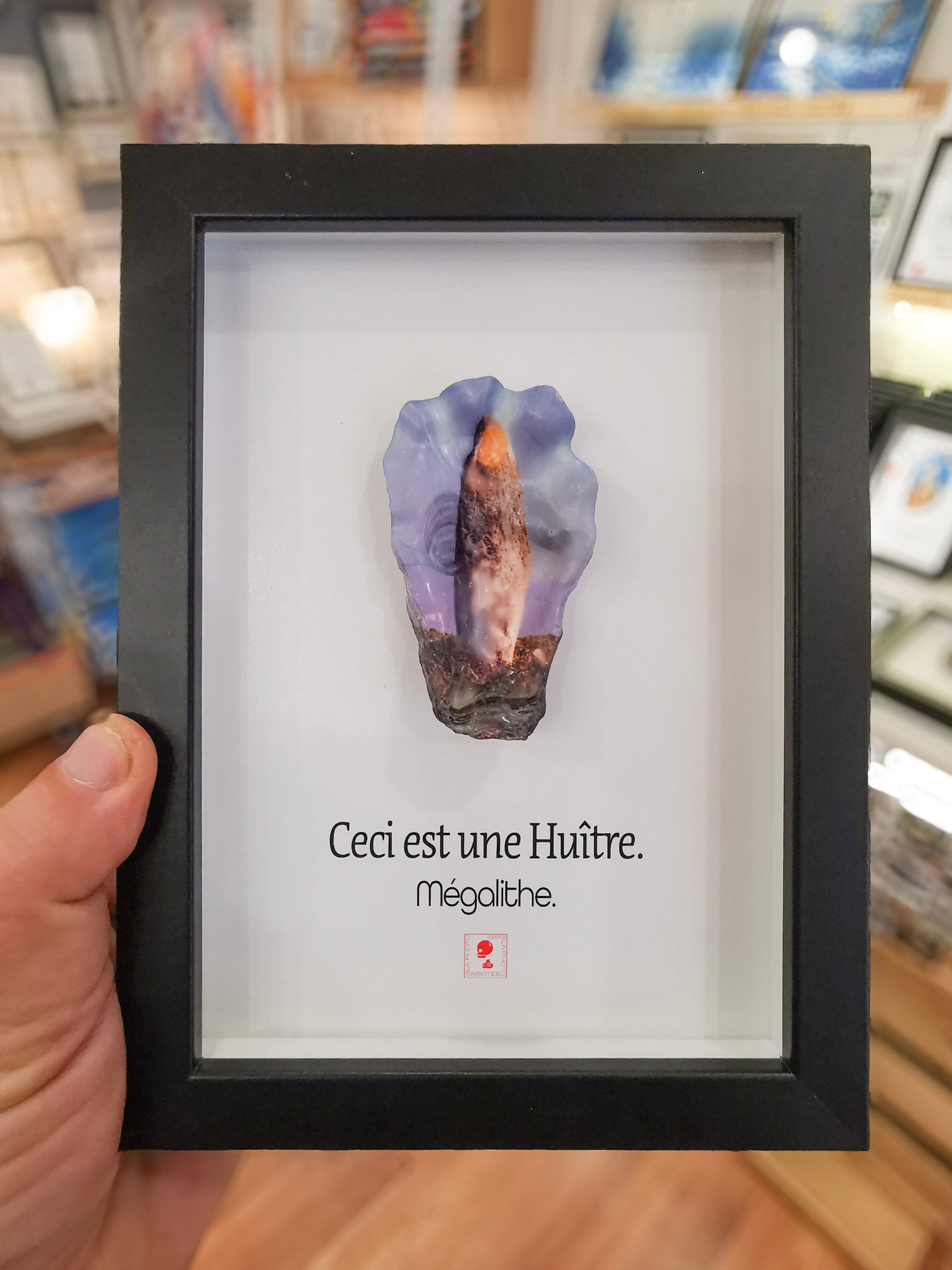 Huître Photographique – Mégalithe – Cadre Art Box 13x18 cm