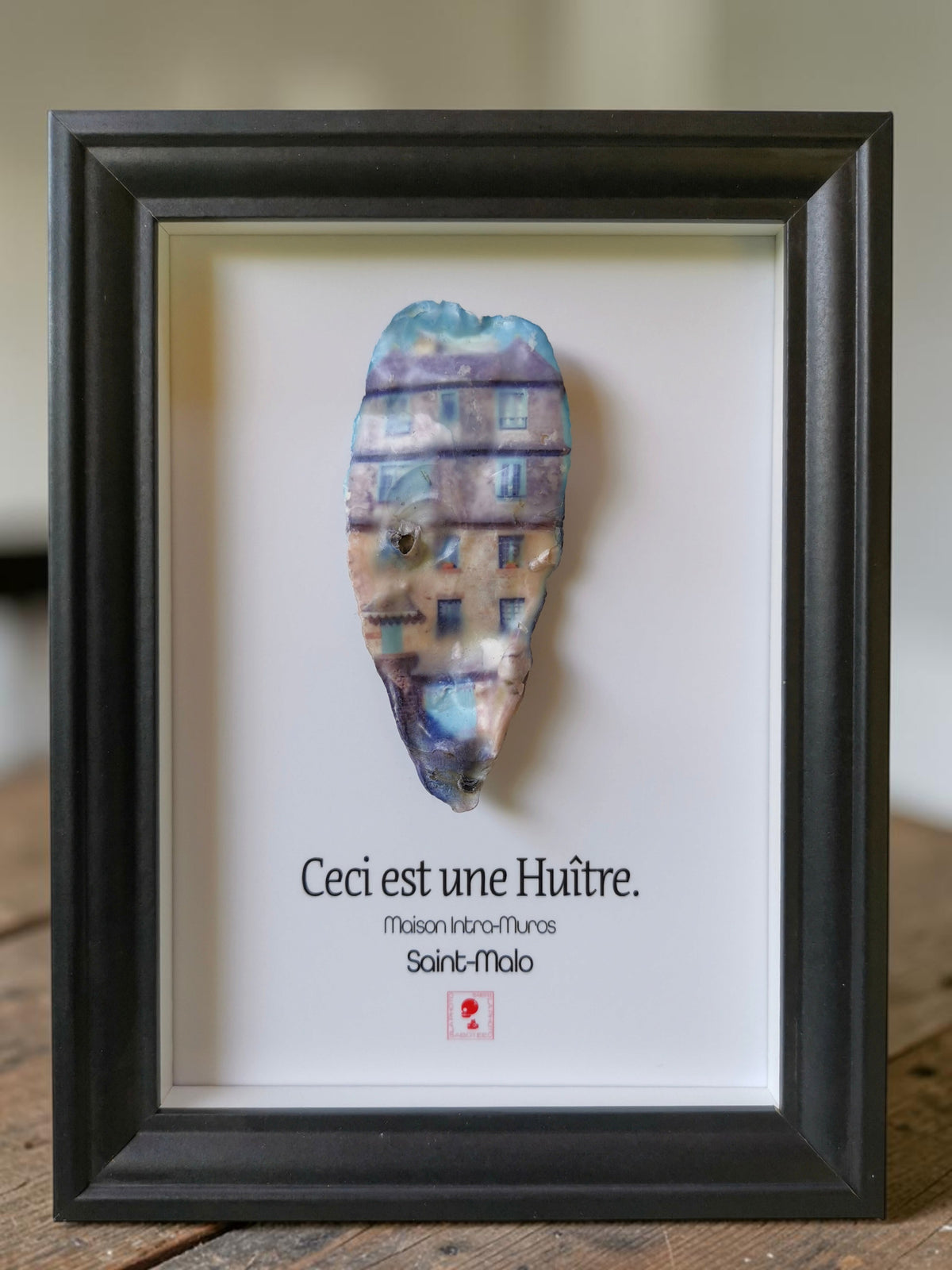 Huître Photographique – Saint-Malo "intra-muros" – Cadre Art Box 13x18 cm