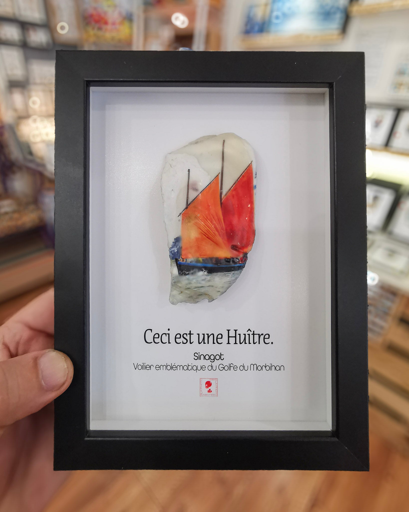 Huître Photographique – Sinagot – Cadre Classique 13x18 cm