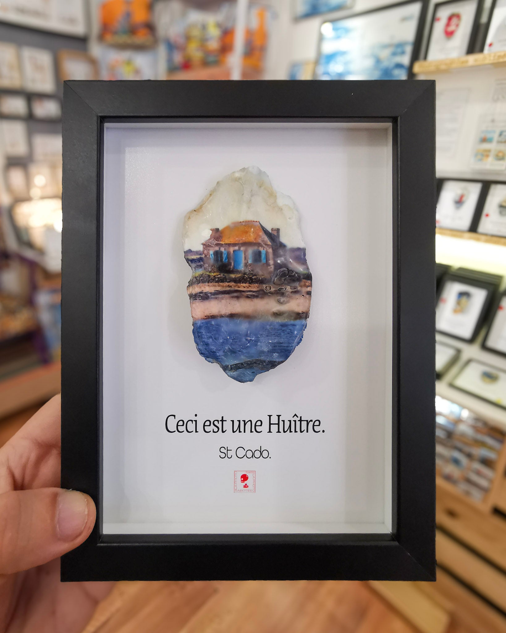 Huître Photographique – ST Cado  – Cadre Classique 13x18 cm