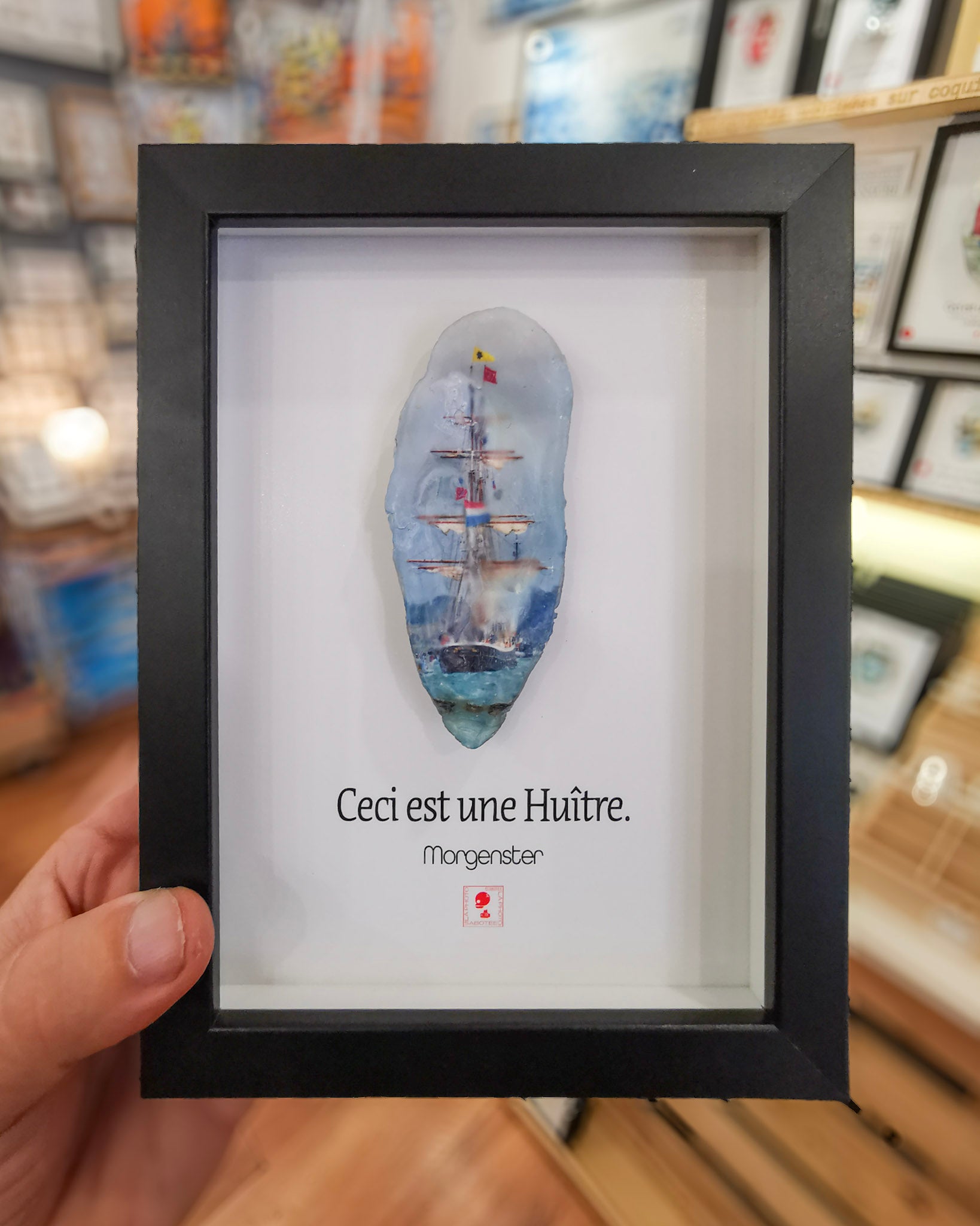 Huître Photographique – Morgenster – Cadre Art Box 13x18 cm