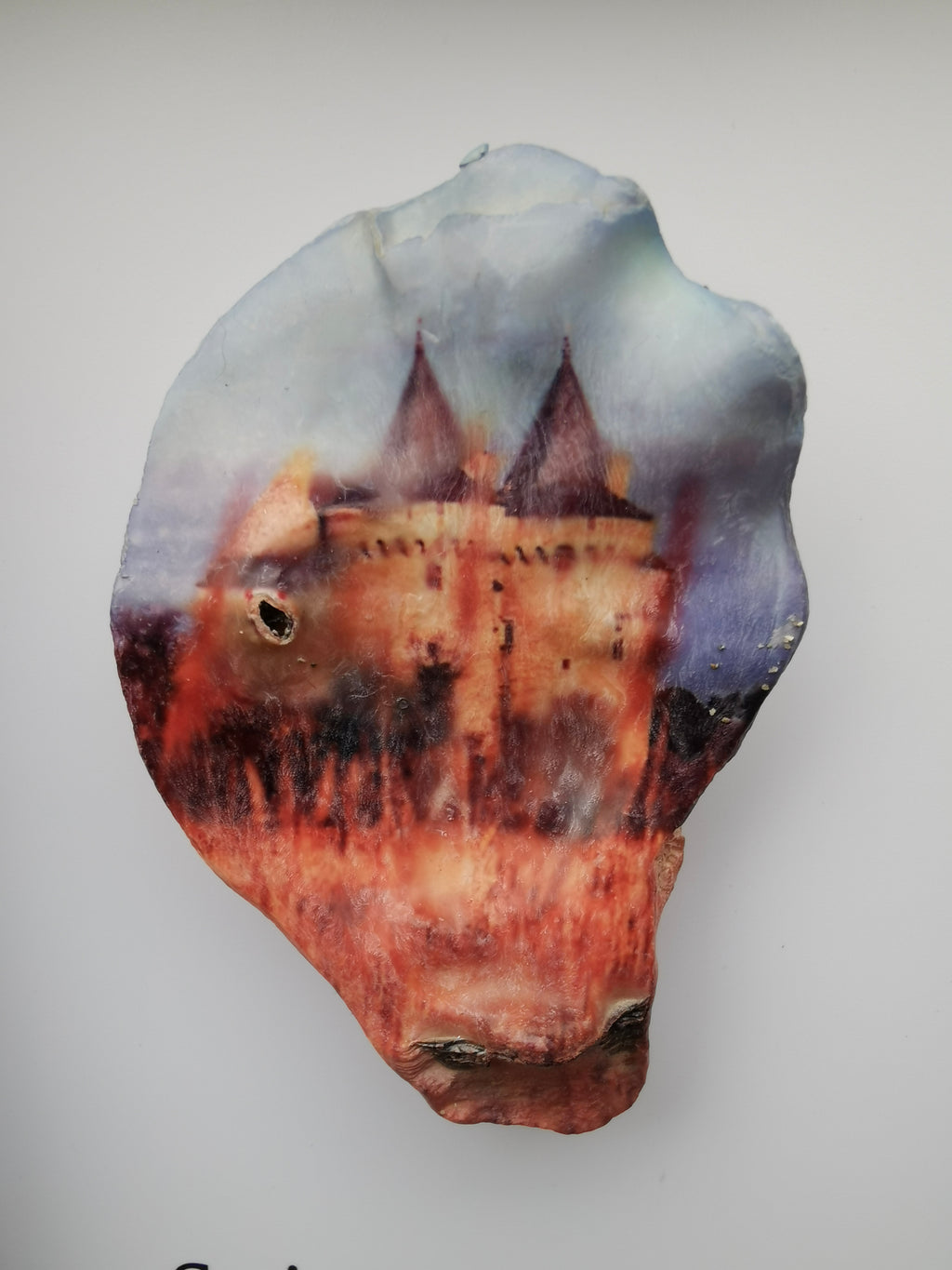 Huître Photographique – Château de Suscinio – Cadre Art Box 13x18 cm