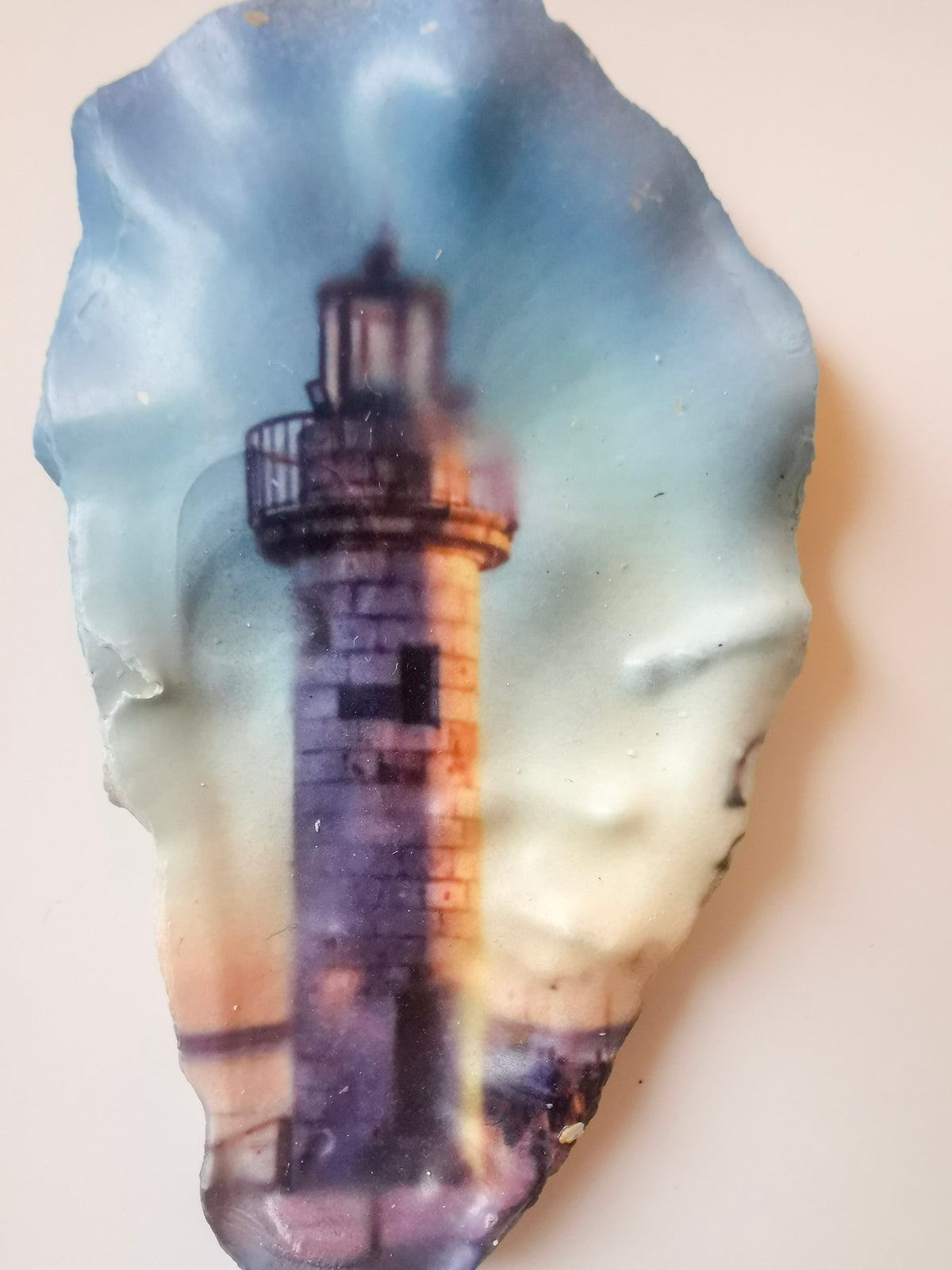 Huître Photographique – Cancale, Phare de la Fenêtre – Cadre Art Box 13x18 cm