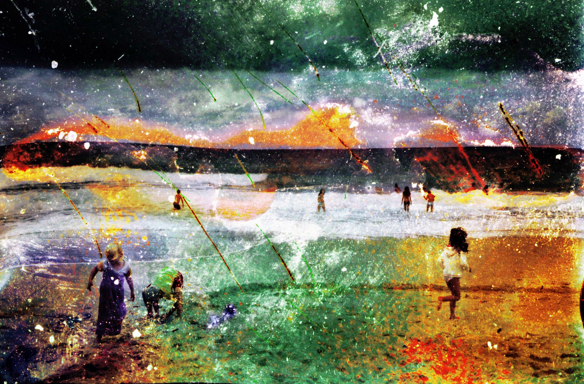 A la plage - Errance
