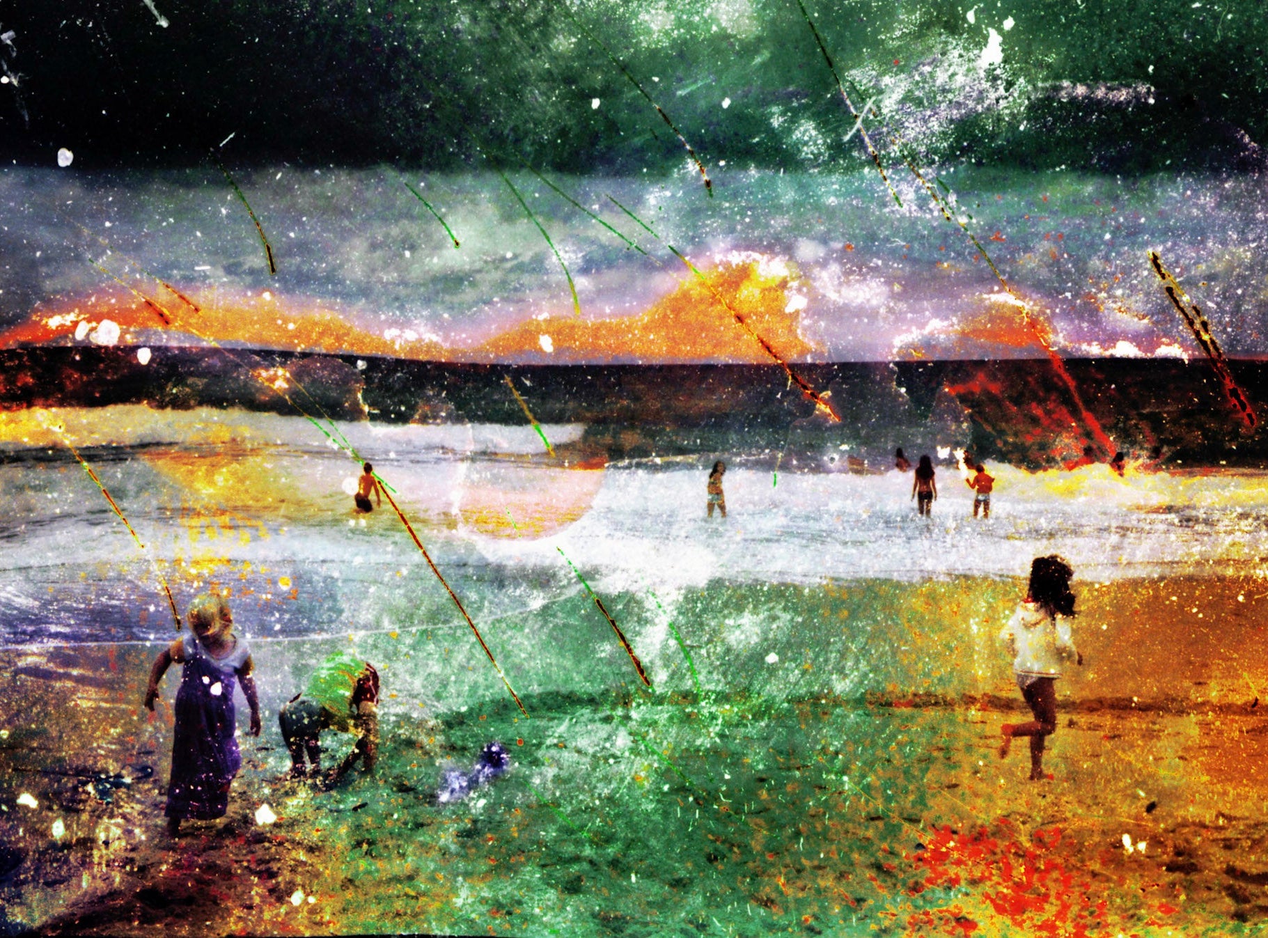 A la plage - Errance