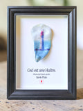 Huître Photographique – Saint-Malo "Le Phare du Grand Jardin" – Cadre Art Box 13x18 cm