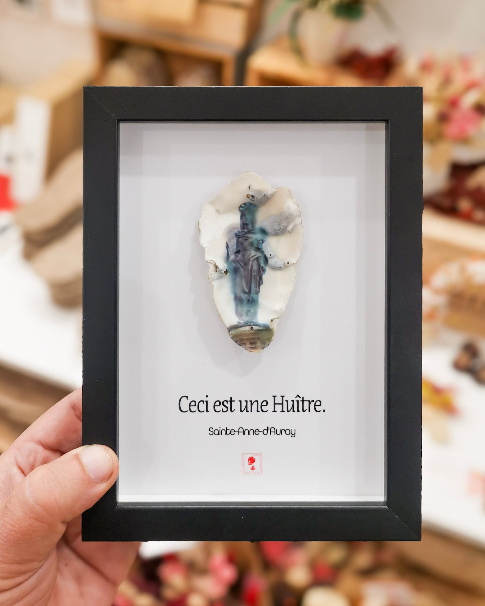 Huître Photographique – Sainte-Anne-d'Auray – Cadre Art Box 13x18 cm