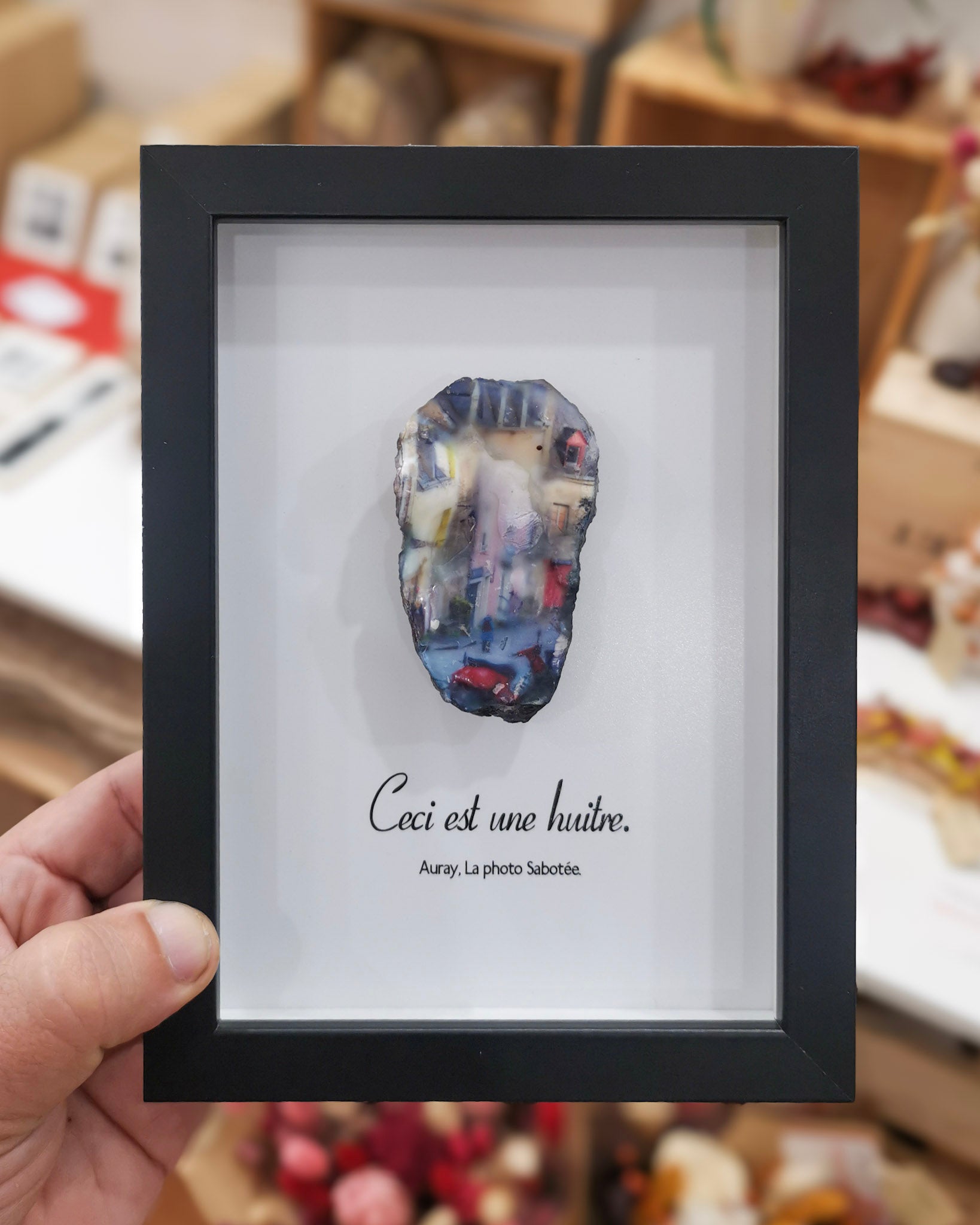 Huître Photographique – Auray – Cadre Art Box 13x18 cm