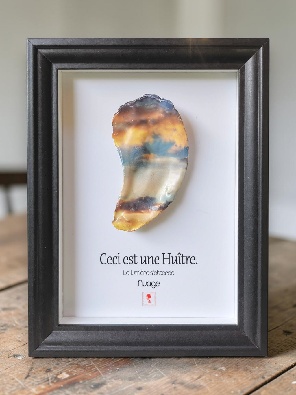 Huître Photographique – Nuage – Cadre Art Box 13x18 cm