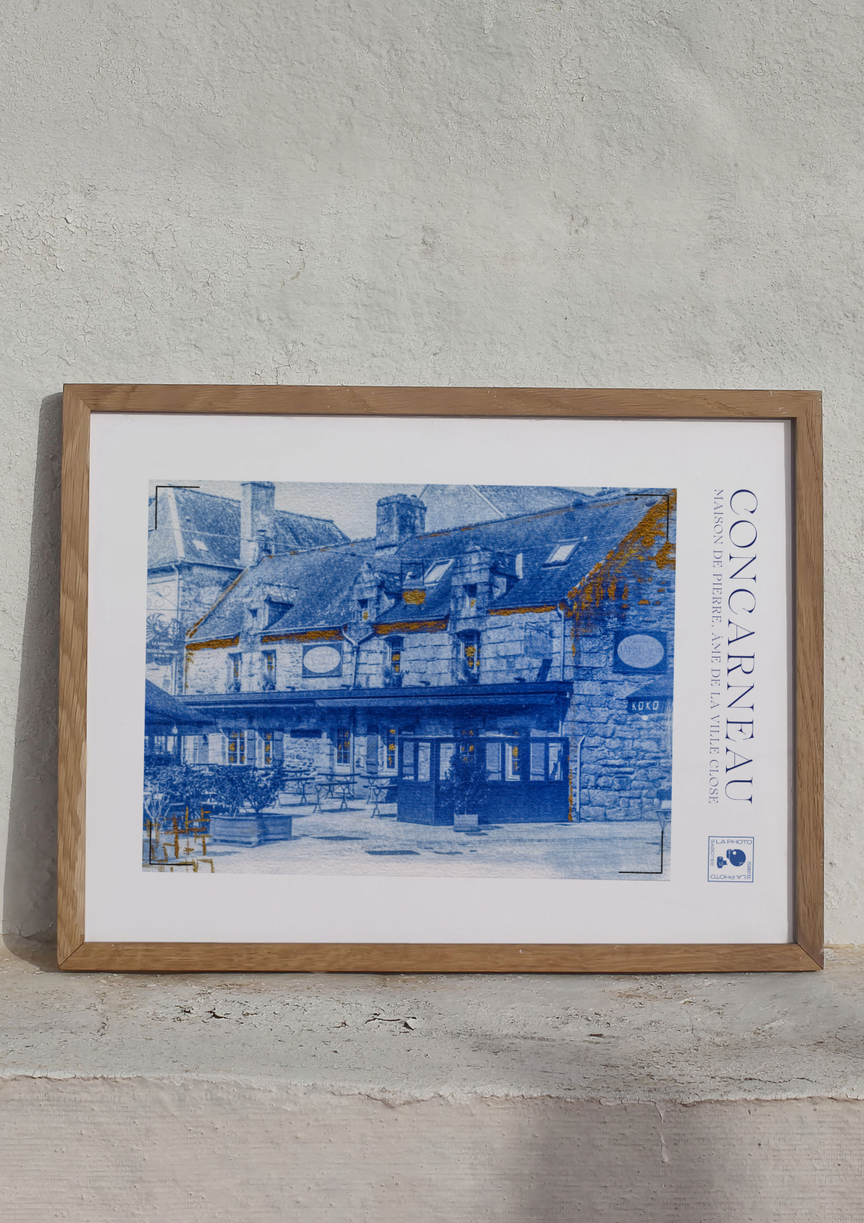 Affiche Cyanotypée (sans cadre) – Concarneau