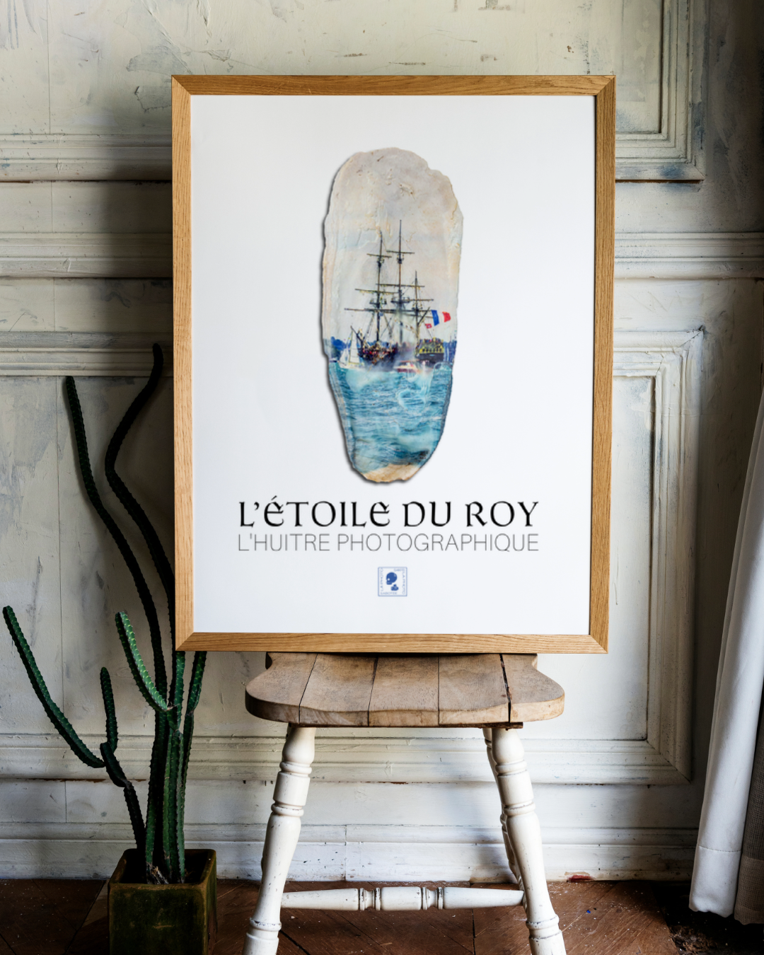 Affiche iodée (sans cadre) – Étoile du Roy – le trois-mâts corsaire