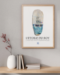 Affiche iodée (sans cadre) – Étoile du Roy – le trois-mâts corsaire