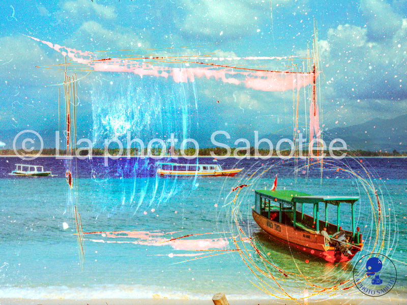 Gili Meno- série Bagus bagus - photographie expérimental (sans cadre)