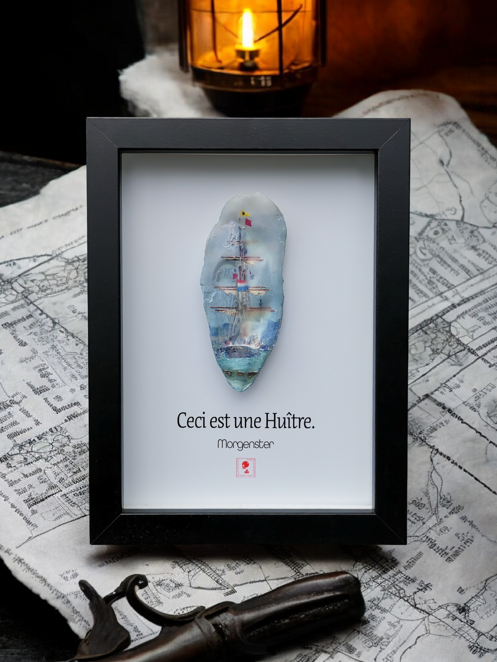 Huître Photographique – Morgenster – Cadre Art Box 13x18 cm