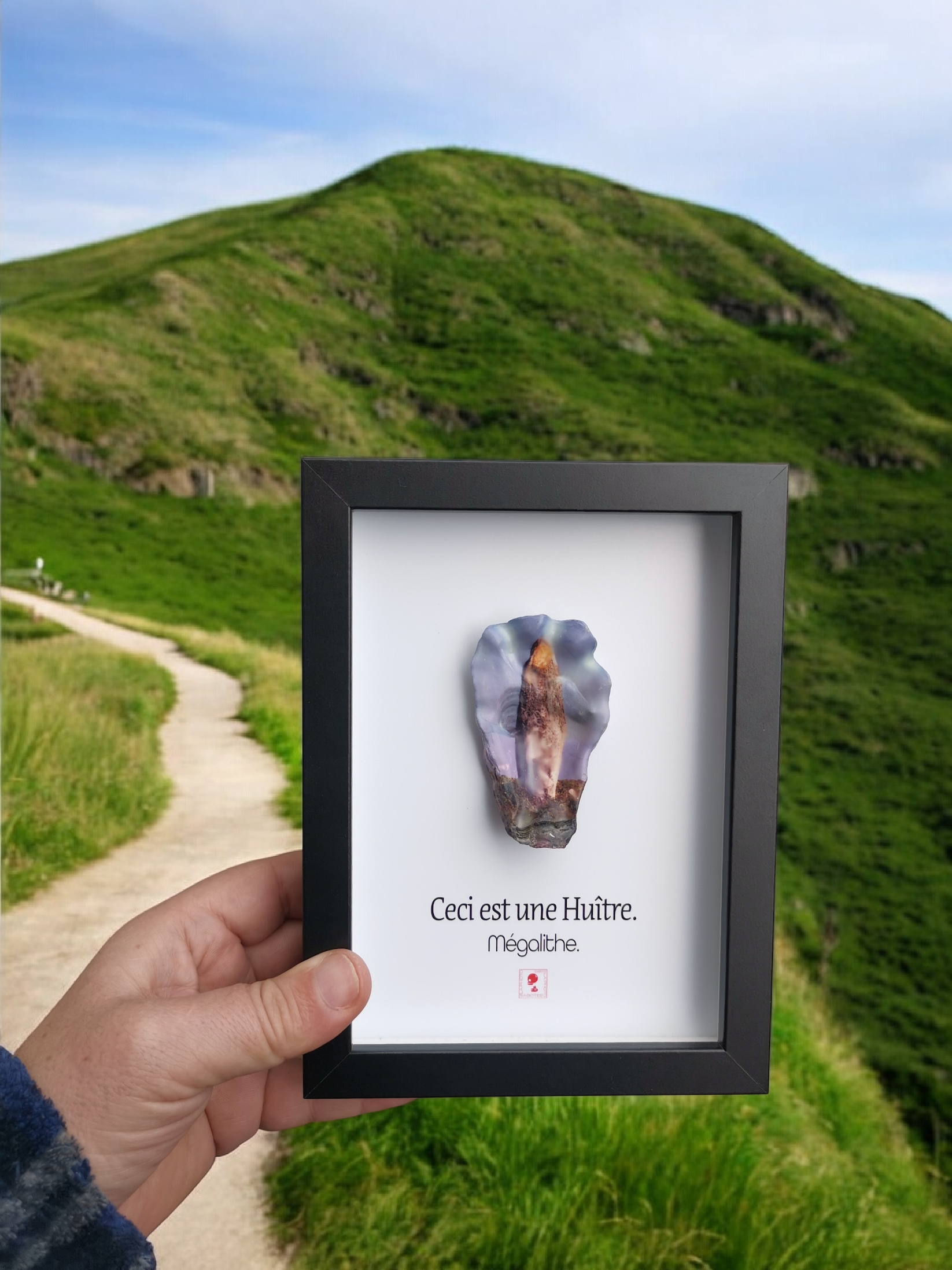 Huître Photographique – Mégalithe – Cadre Art Box 13x18 cm