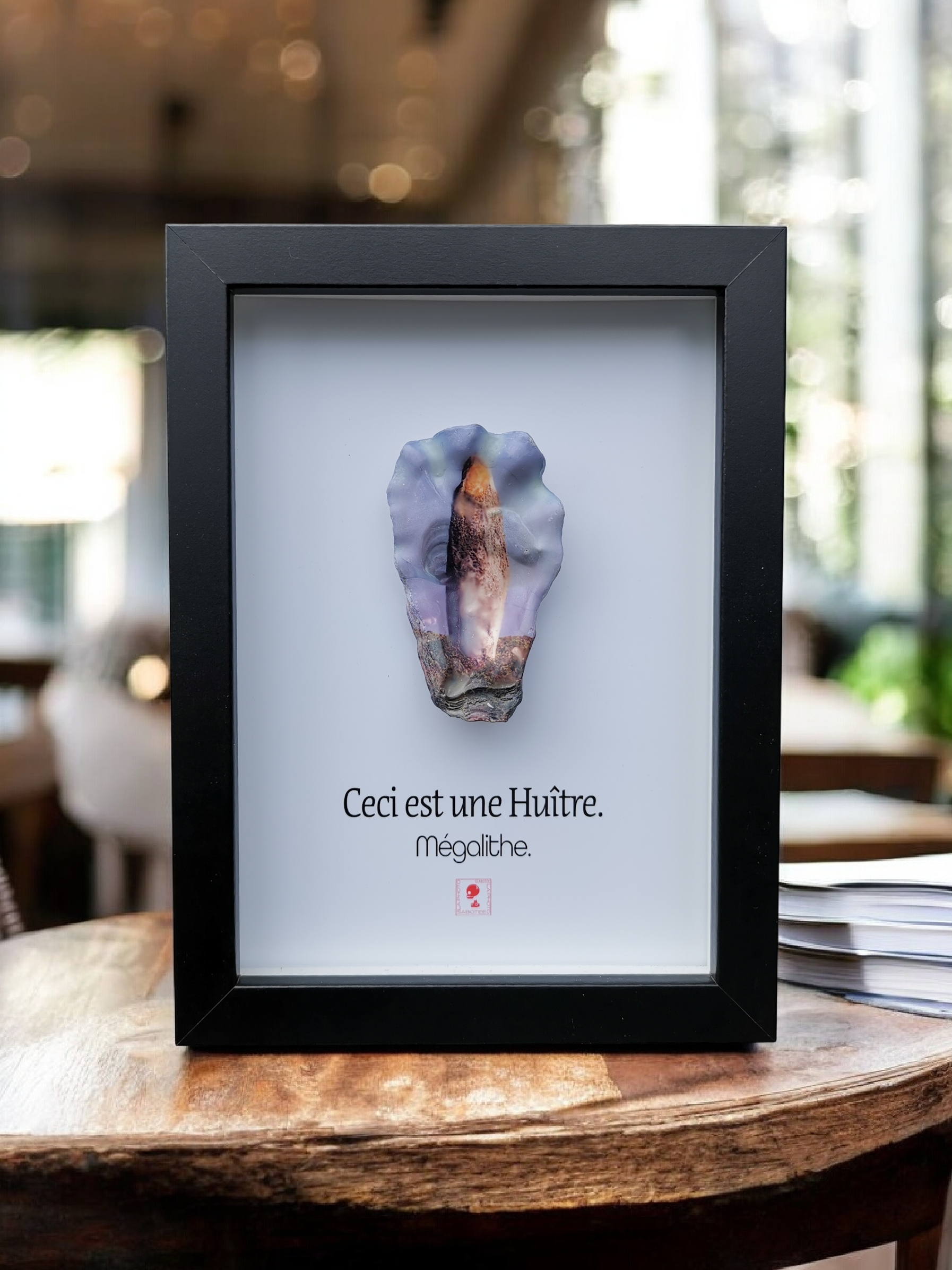 Huître Photographique – Mégalithe – Cadre Art Box 13x18 cm
