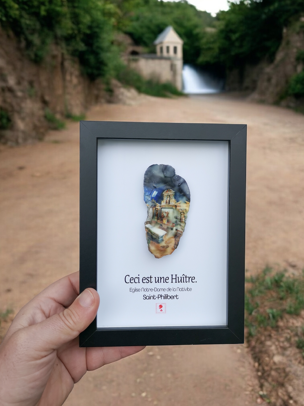 Huître Photographique – Eglise de Saint-Philibert – Cadre Art Box 13x18 cm