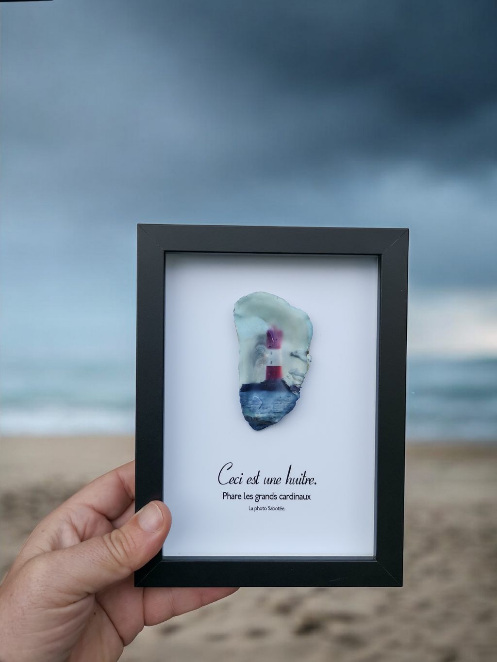 Huître Photographique – Les Grands Cardinaux  – Cadre Art Box 13x18 cm