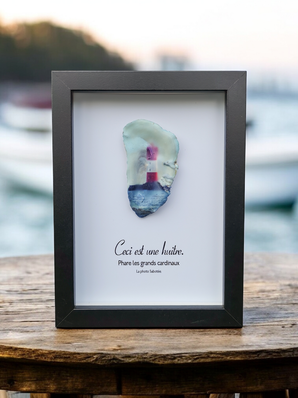 Huître Photographique – Les Grands Cardinaux  – Cadre Art Box 13x18 cm