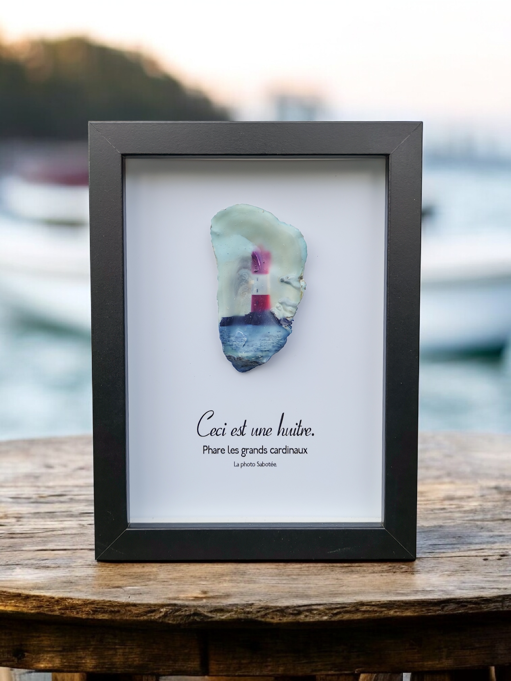 Huître Photographique – Les Grands Cardinaux  – Cadre Art Box 13x18 cm