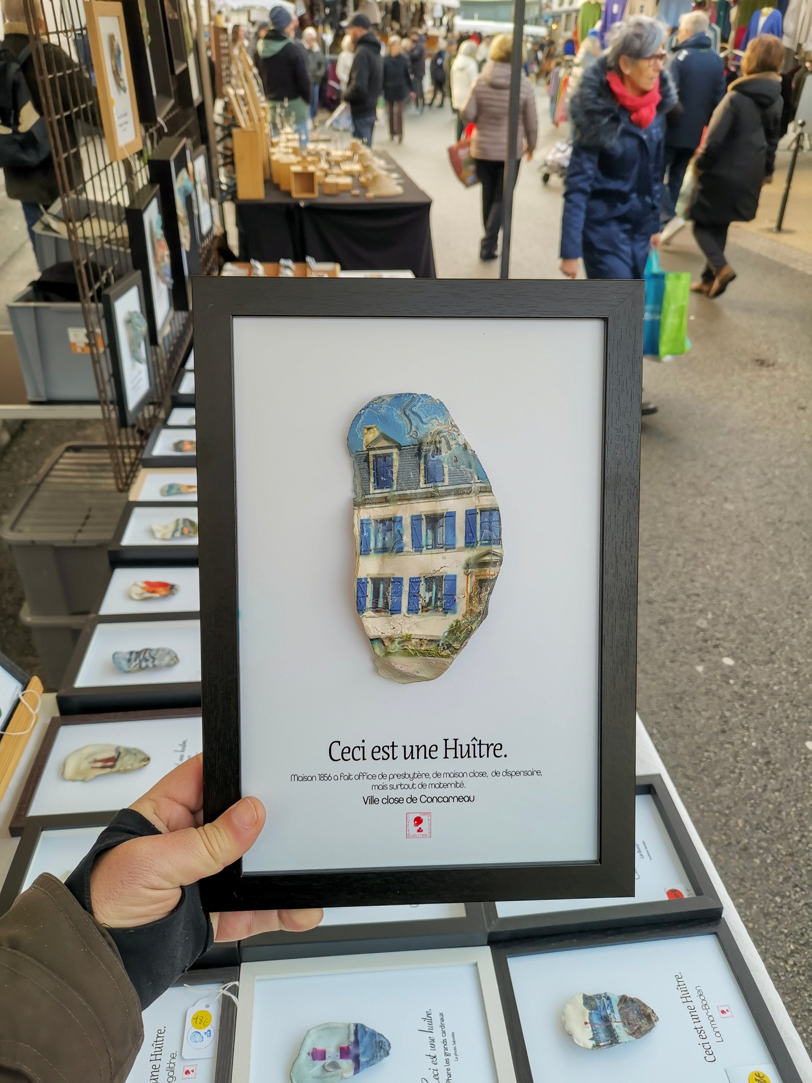 Huître Photographique : Maison Vauban (Concarneau) - cadre 20x30 cm