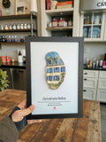 Huître Photographique : Maison Vauban (Concarneau) - cadre 20x30 cm