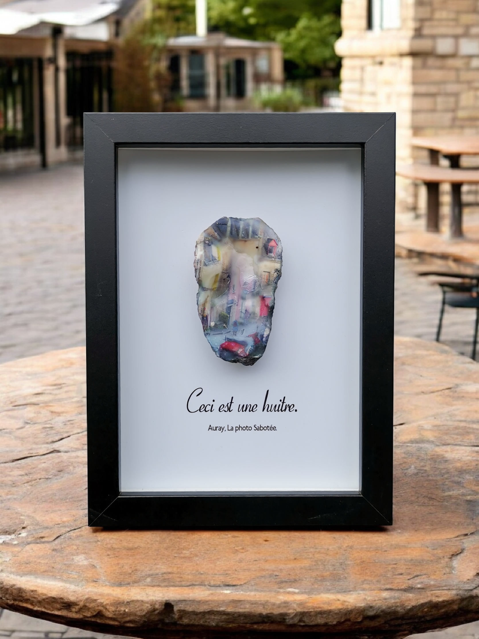 Huître Photographique – Auray – Cadre Art Box 13x18 cm