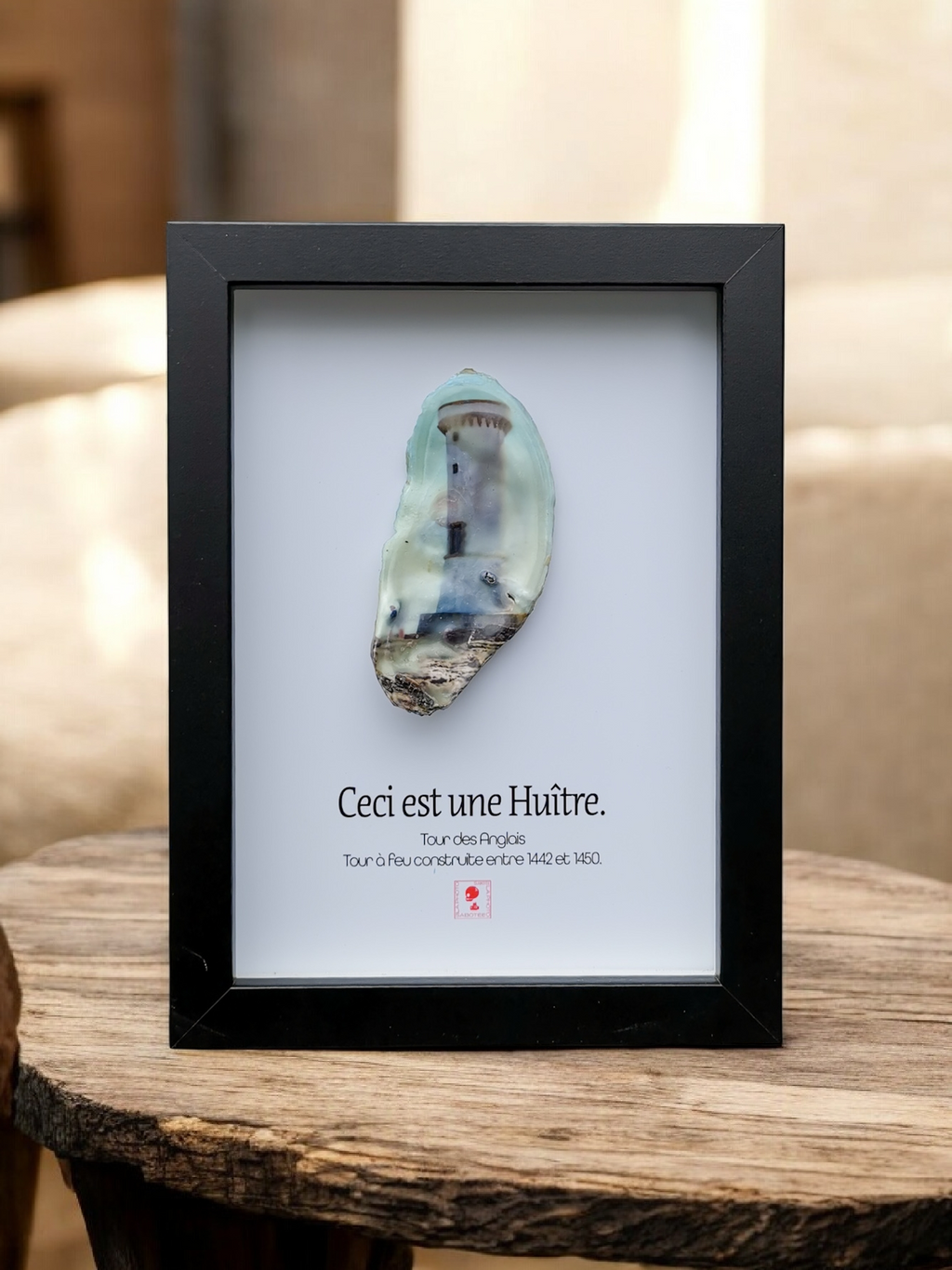 Huître Photographique – Tour des Anglais  – Cadre Classique 13x18 cm