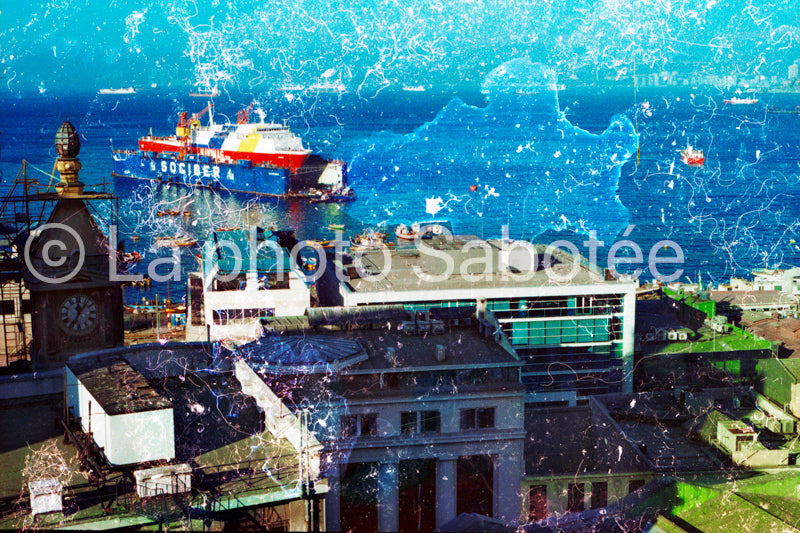 Le port - Valparaíso.  série : llamada (sans cadre)