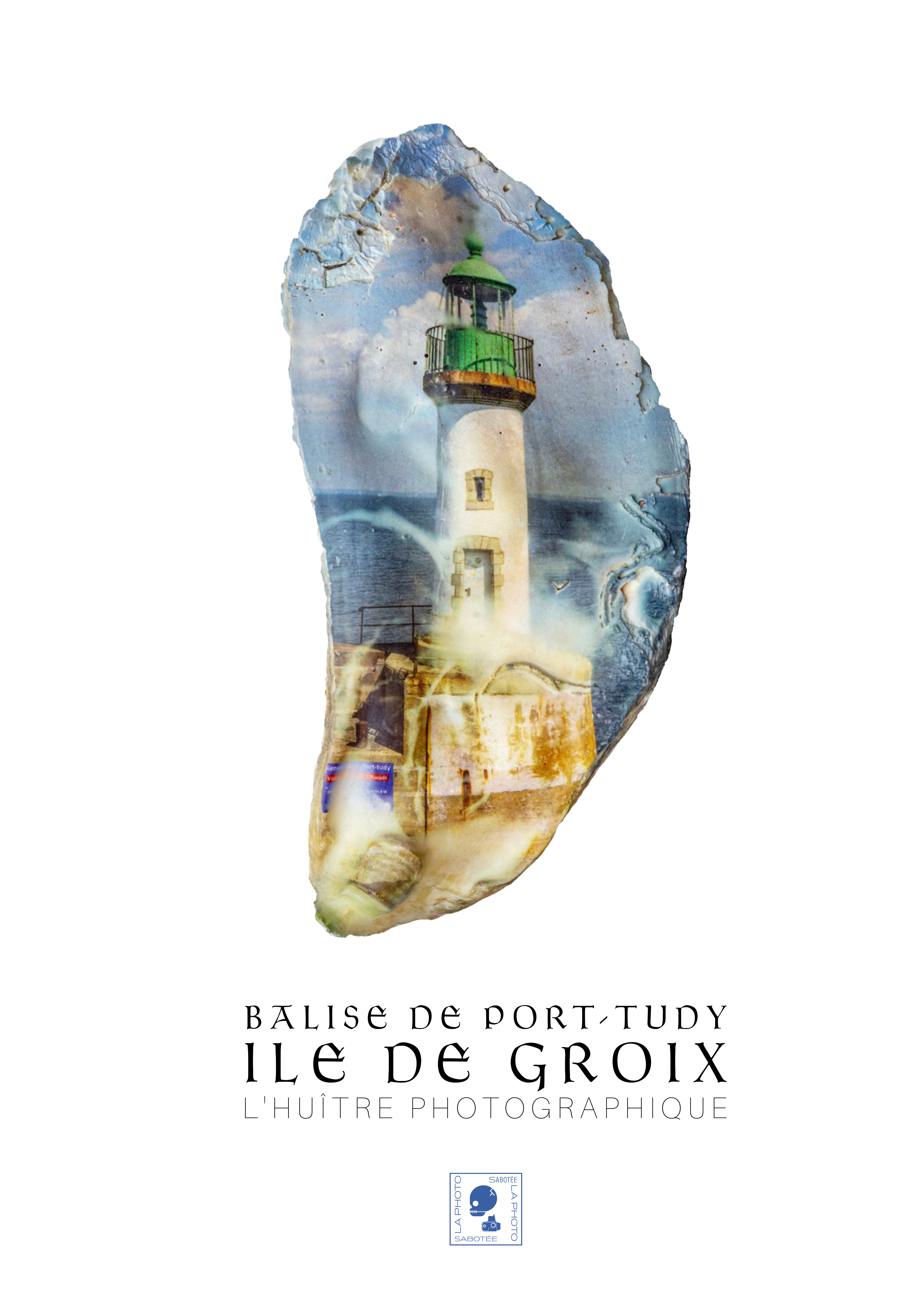 Affiche iodée (sans cadre) – Balise de port Tudy - Groix
