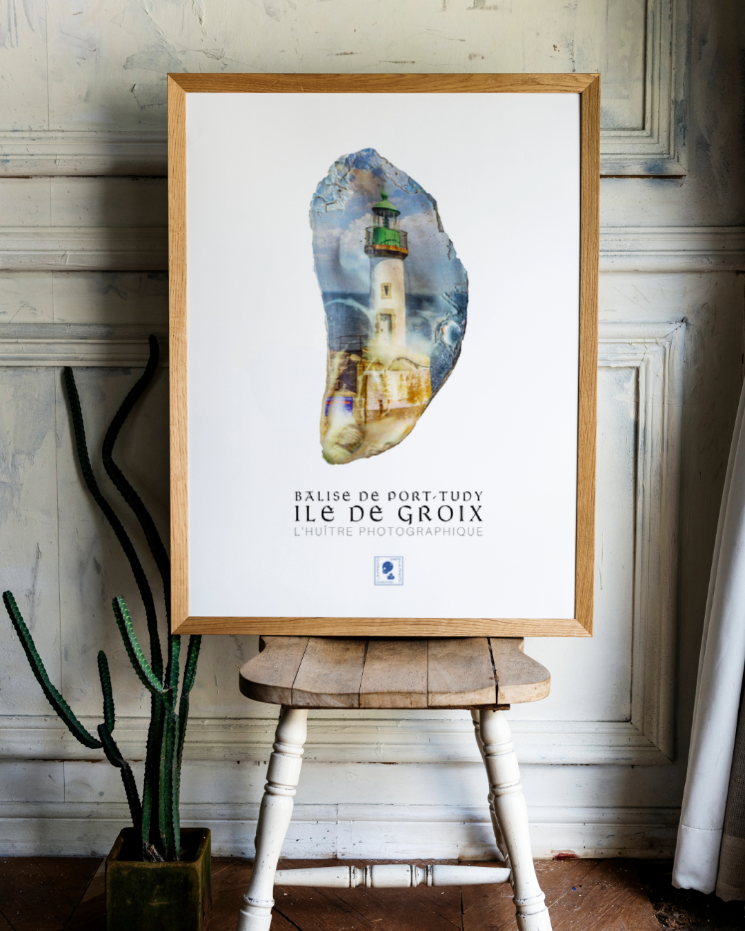 Affiche iodée (sans cadre) – Balise de port Tudy - Groix