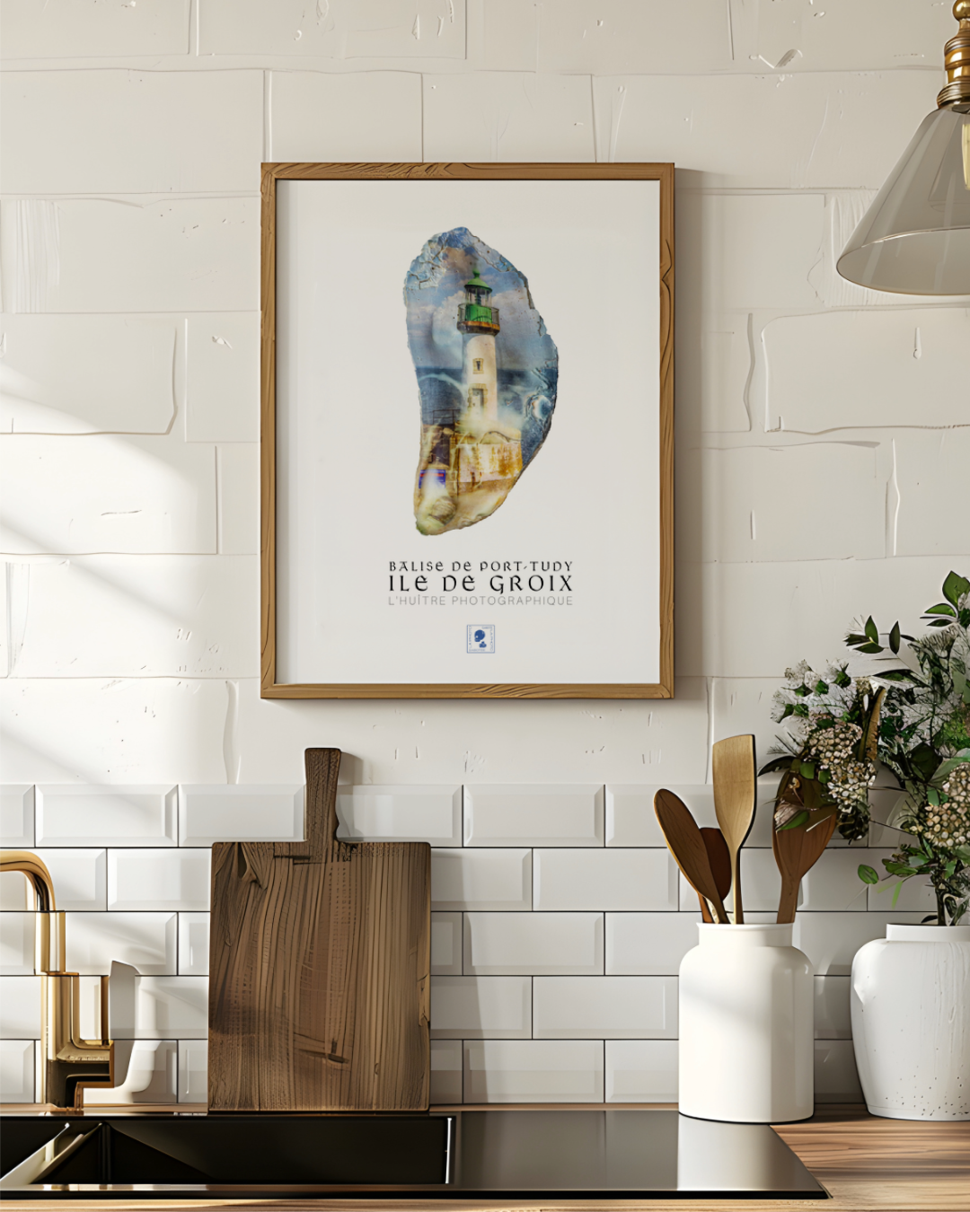 Affiche iodée (sans cadre) – Balise de port Tudy - Groix