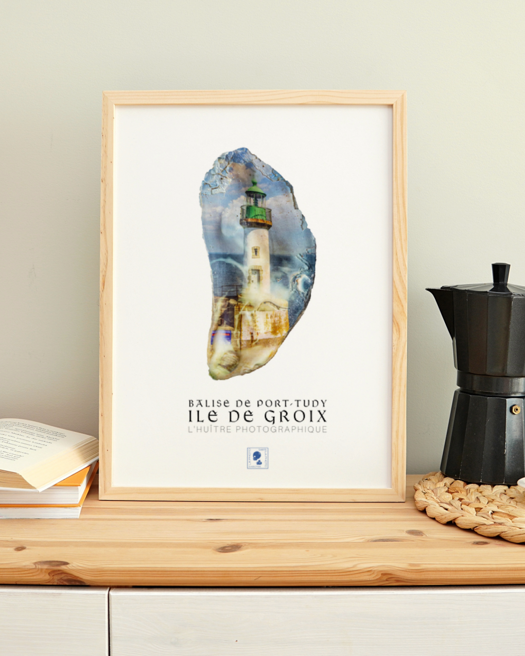 Affiche iodée (sans cadre) – Balise de port Tudy - Groix