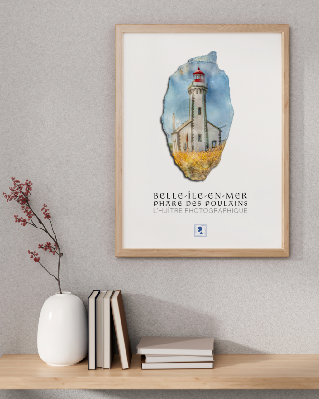Affiche iodée (sans cadre) – Phare des Poulins - Belle-Île-en-Mer