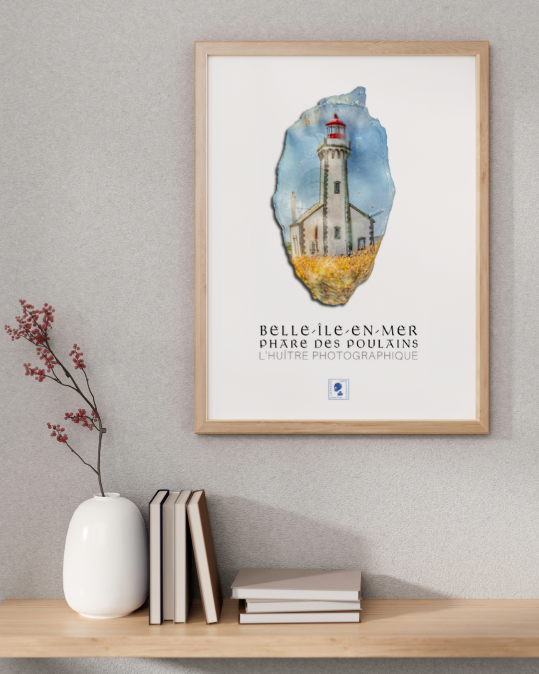 Affiche iodée (sans cadre) – Phare des Poulins - Belle-Île-en-Mer