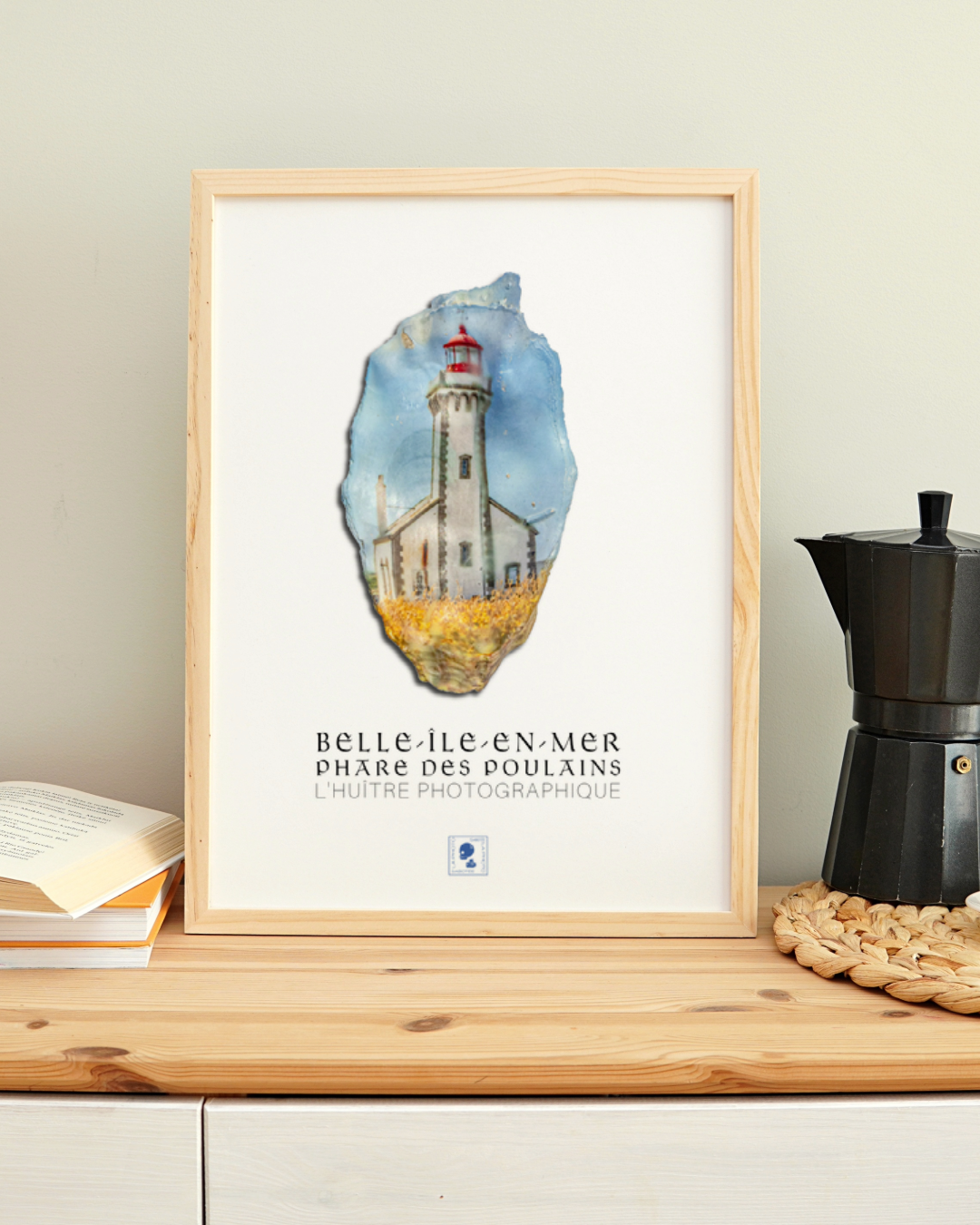 Affiche iodée (sans cadre) – Phare des Poulins - Belle-Île-en-Mer
