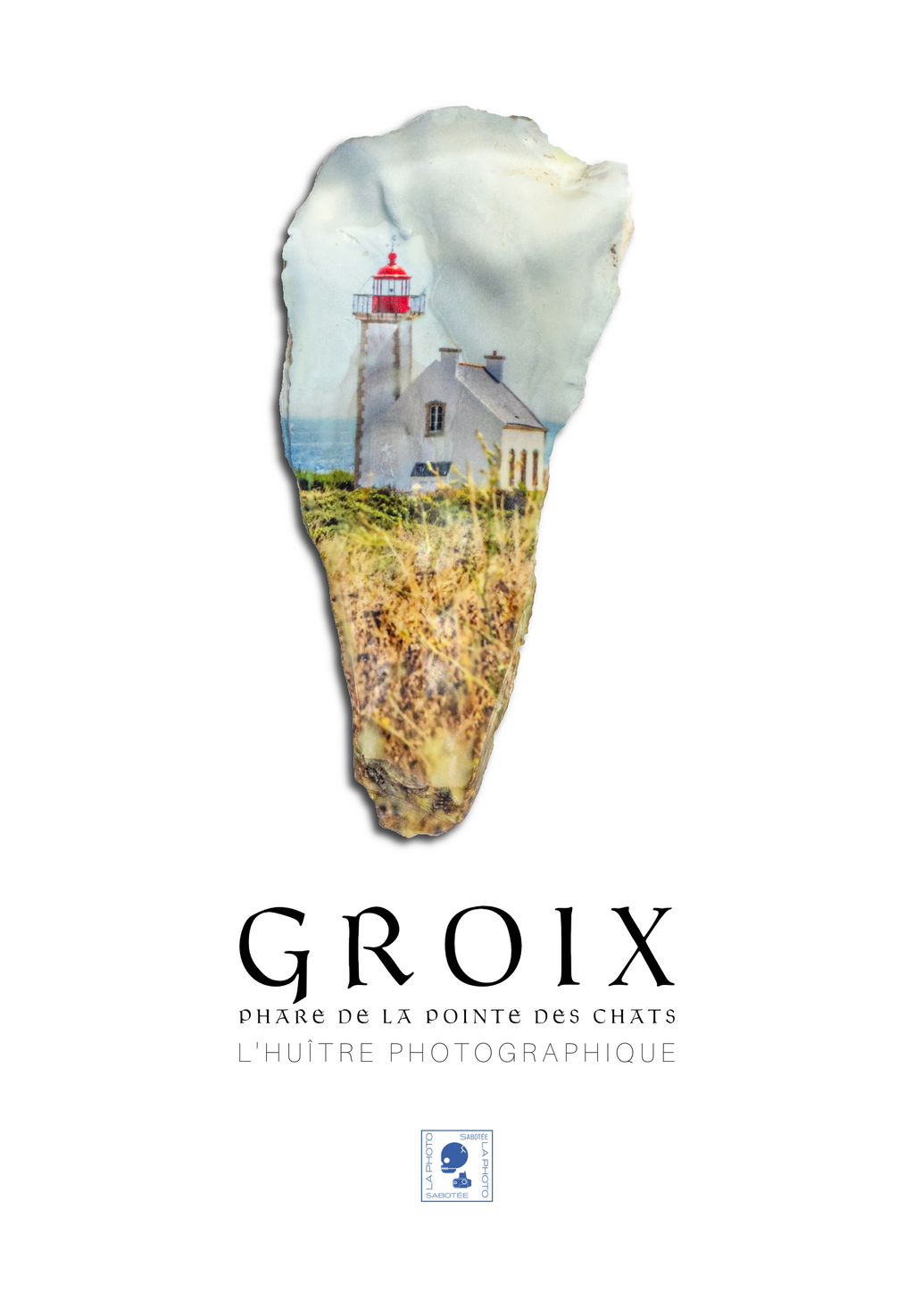 Affiche iodée (sans cadre) – Phare de la Pointe des Chats, Groix