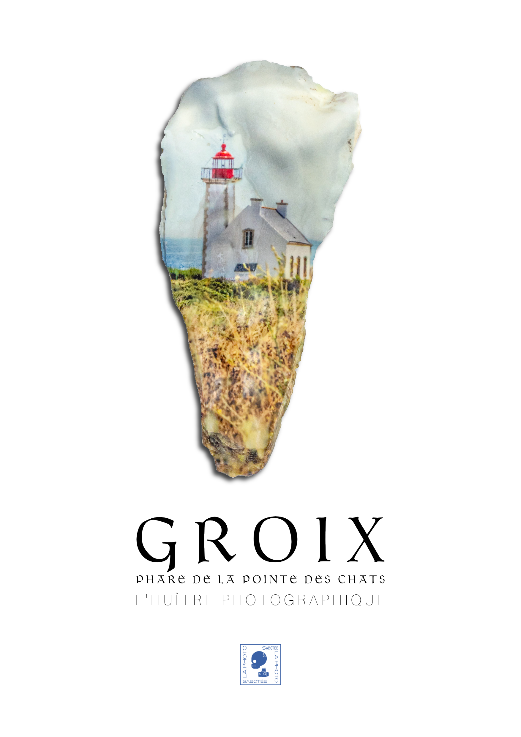 Affiche iodée (sans cadre) – Phare de la Pointe des Chats, Groix
