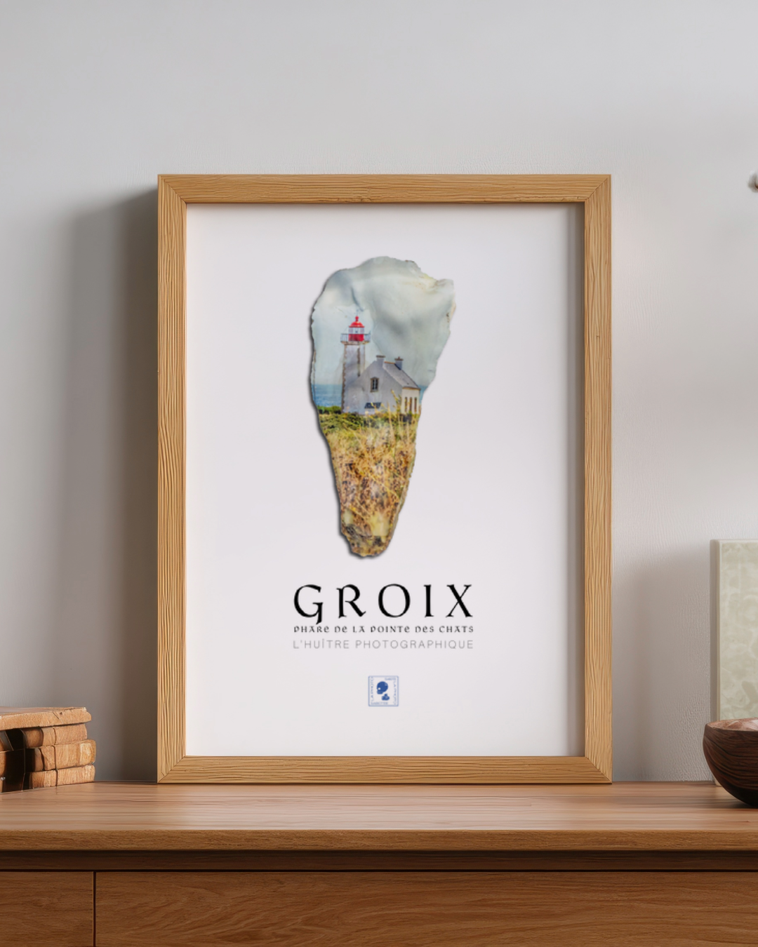 Affiche iodée (sans cadre) – Phare de la Pointe des Chats, Groix