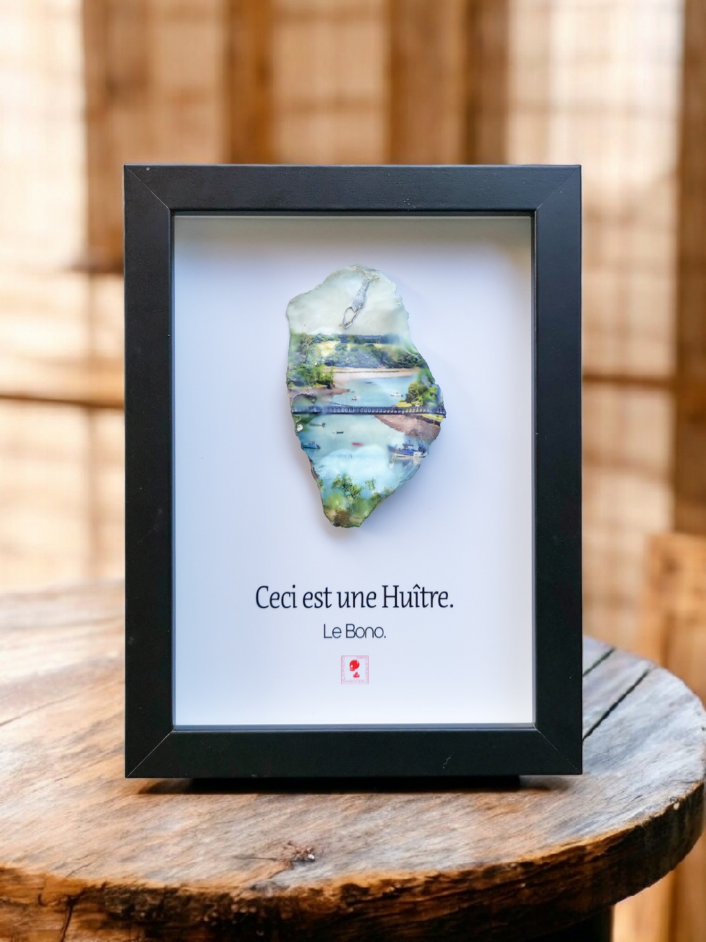 Huître Photographique – Le Bono – Cadre Art Box 13x18 cm