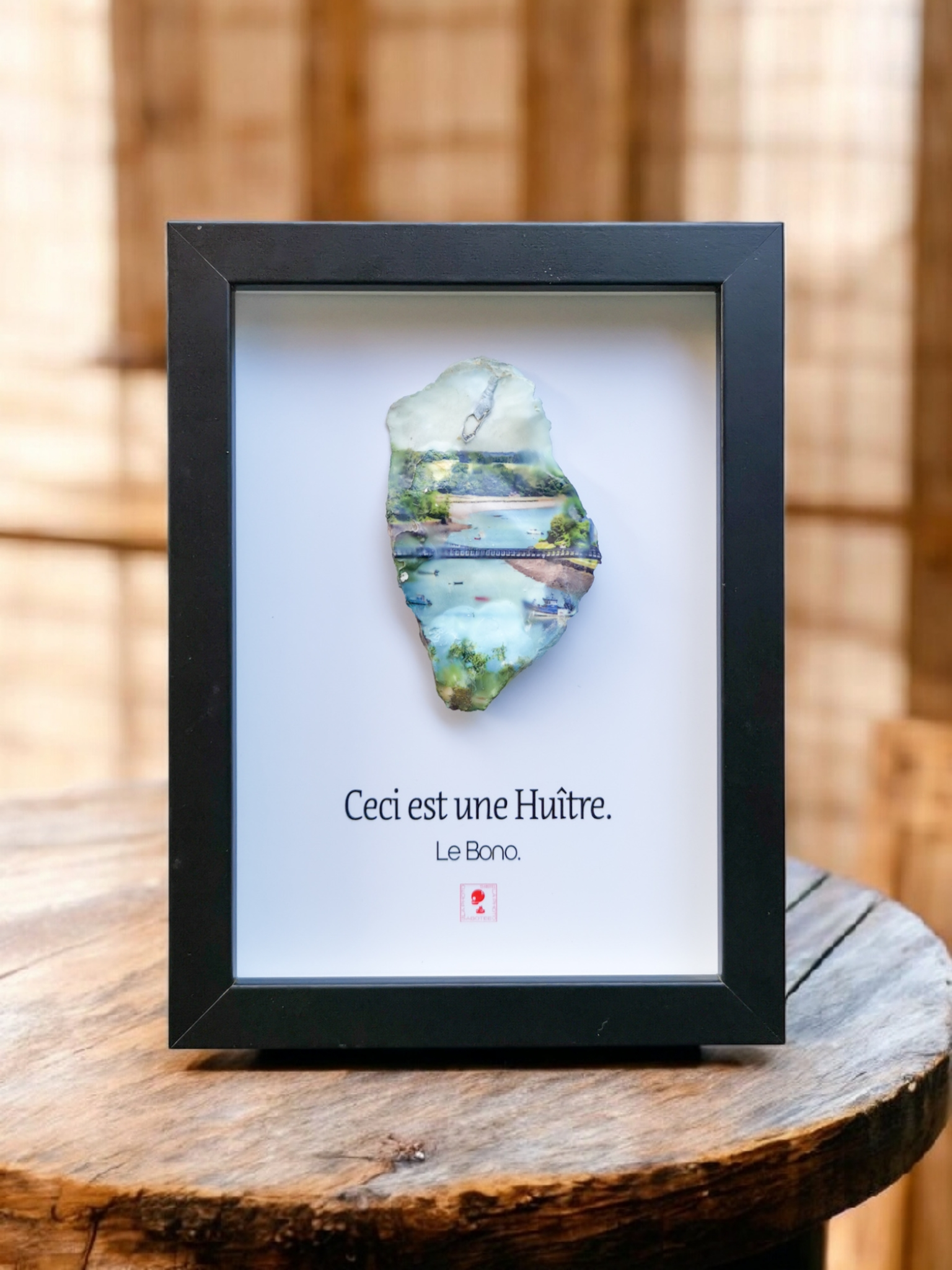 Huître Photographique – Le Bono – Cadre Art Box 13x18 cm