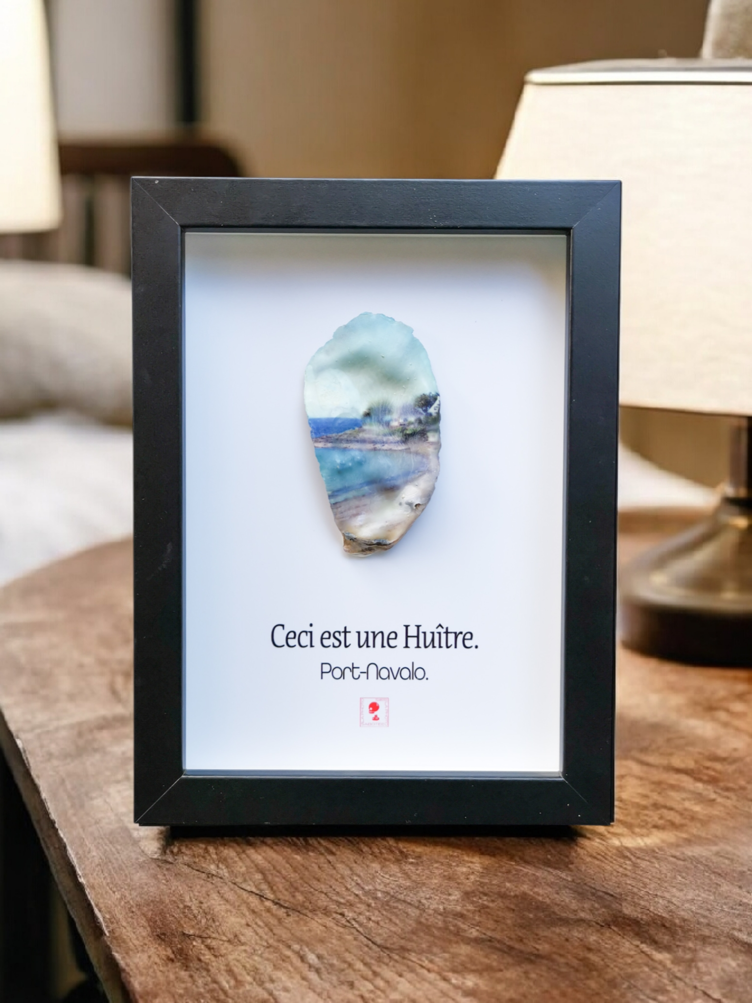 Huître Photographique – Port Navalo – Cadre Art Box 13x18 cm