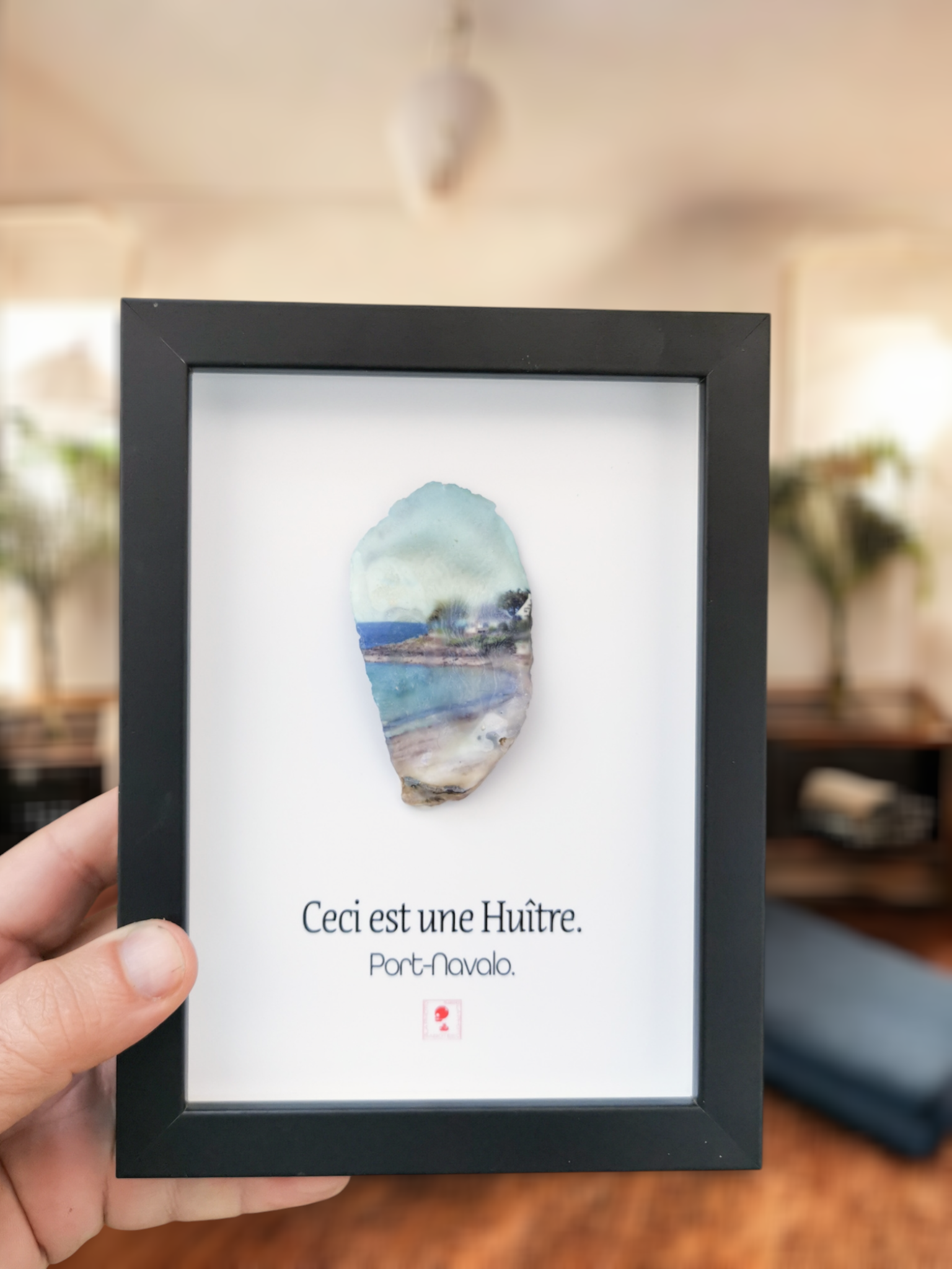 Huître Photographique – Port Navalo – Cadre Art Box 13x18 cm