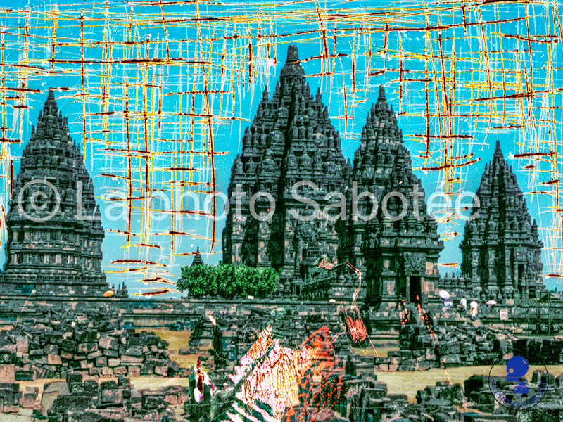 Prambanan - série Bagus bagus - photographie expérimental (sans cadre)